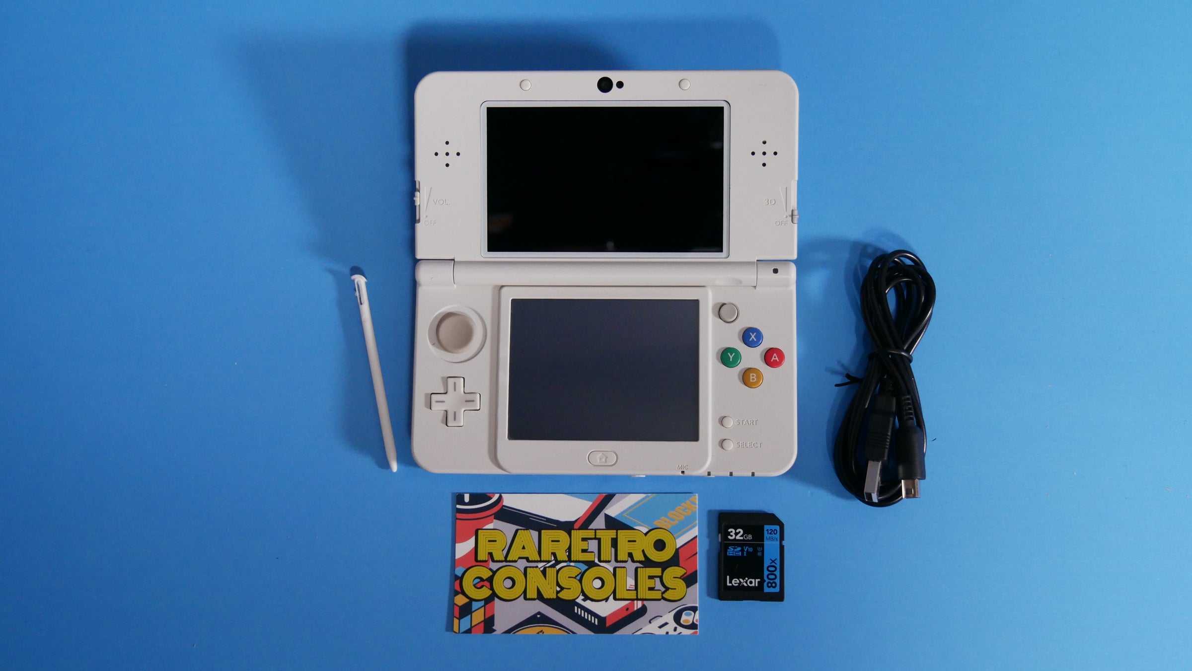 New Nintendo 3DS No. 039 White Super Smash Bros Plates | Raretro