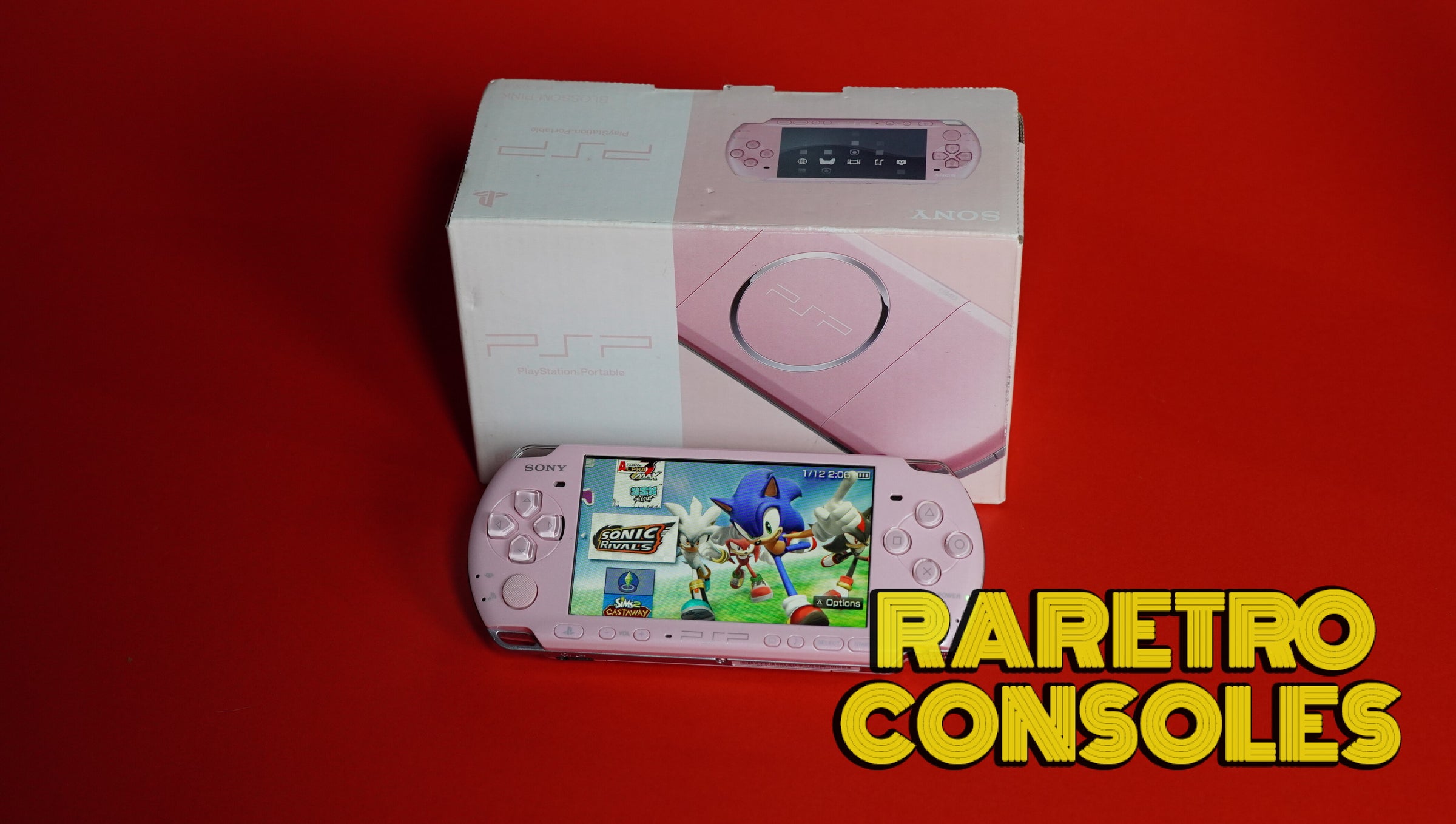 Blossom Pink Sony PSP 3000 Sony PlayStation Portable With Box