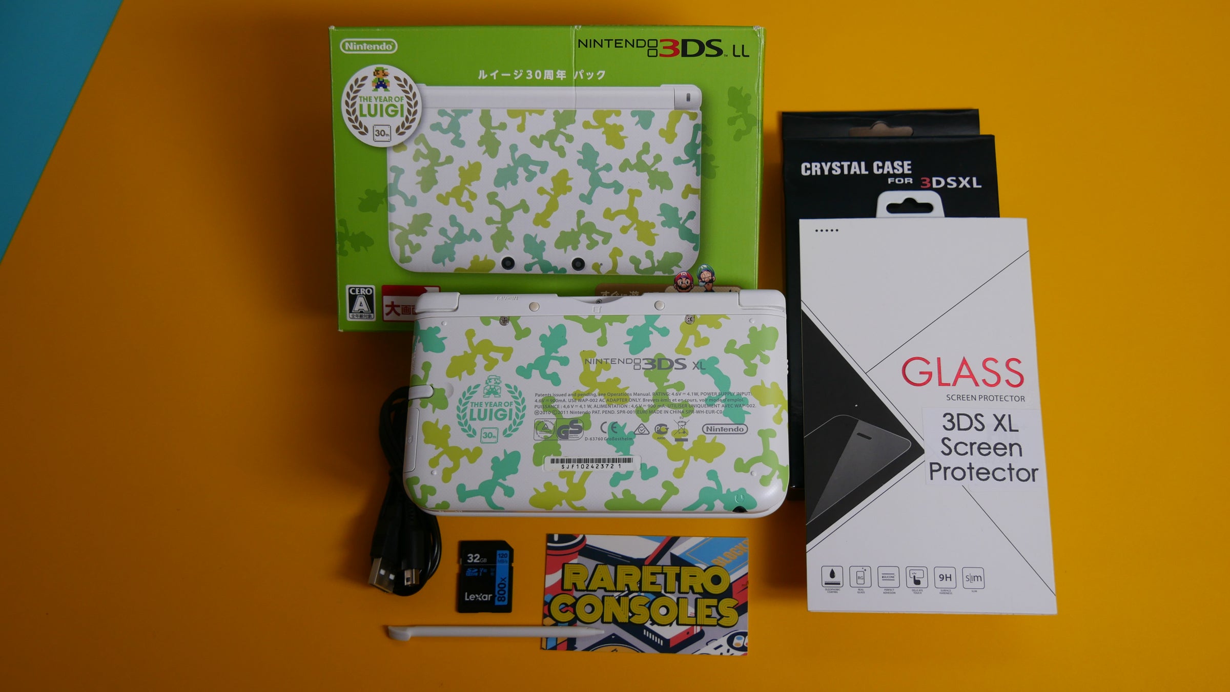 Nintendo 3DS XL Luigi 30 Year Anniversary 'Year of Luigi