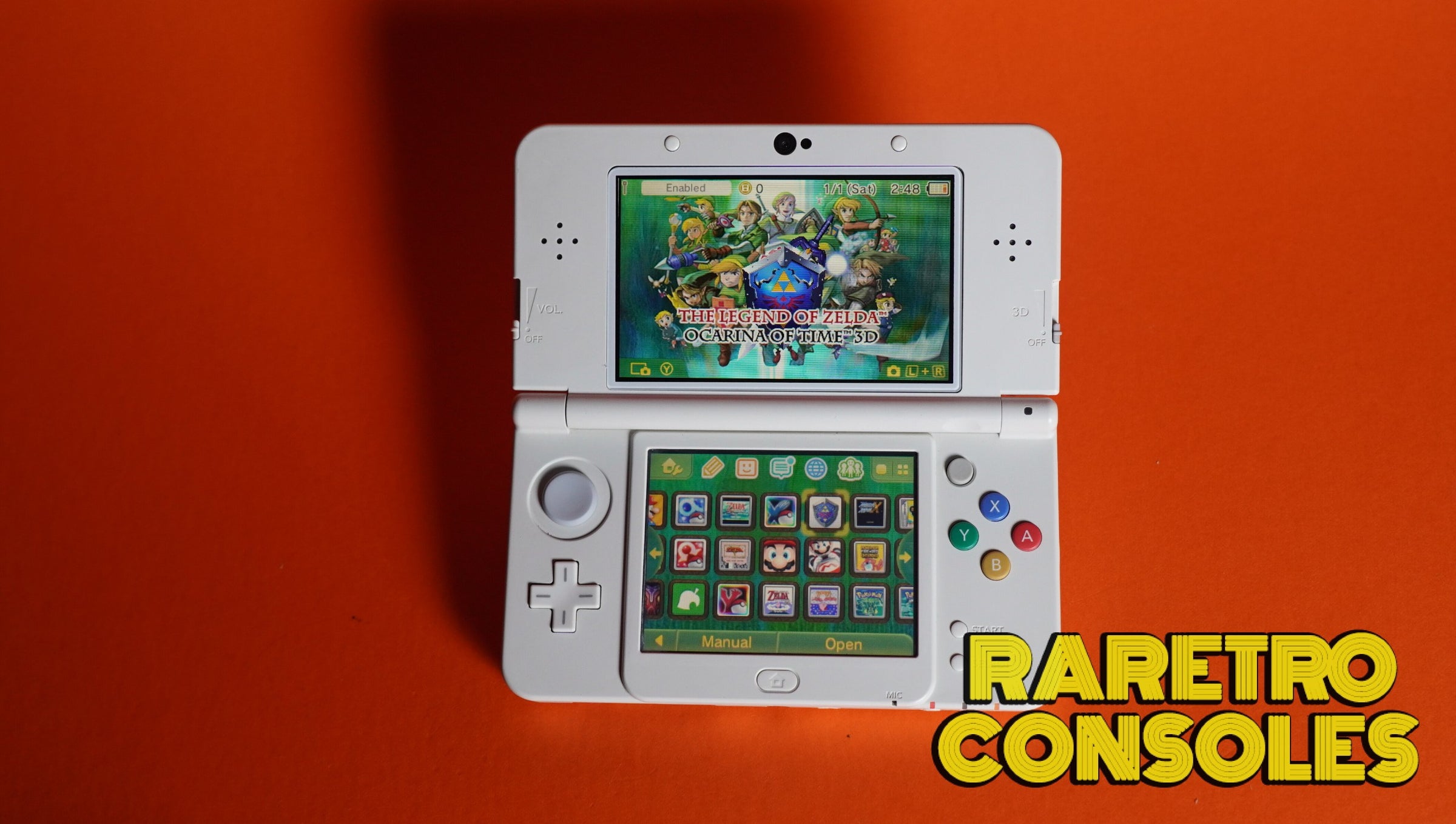 New Nintendo 3DS with Custom Legend of Zelda Plates | Raretro Consoles