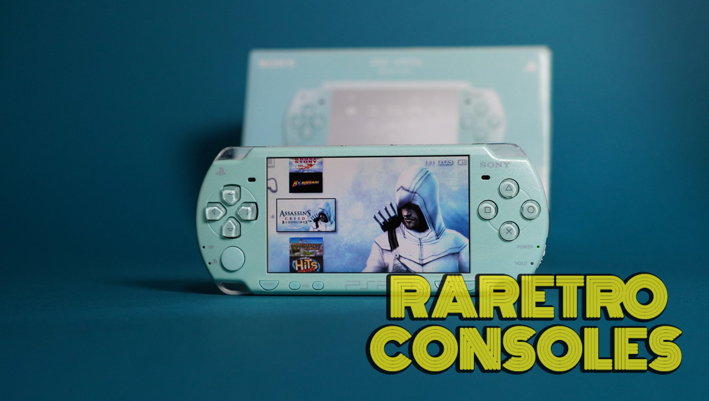 Sony PSP 2000 Launch Edition Mint Green with Box | Raretro Consoles