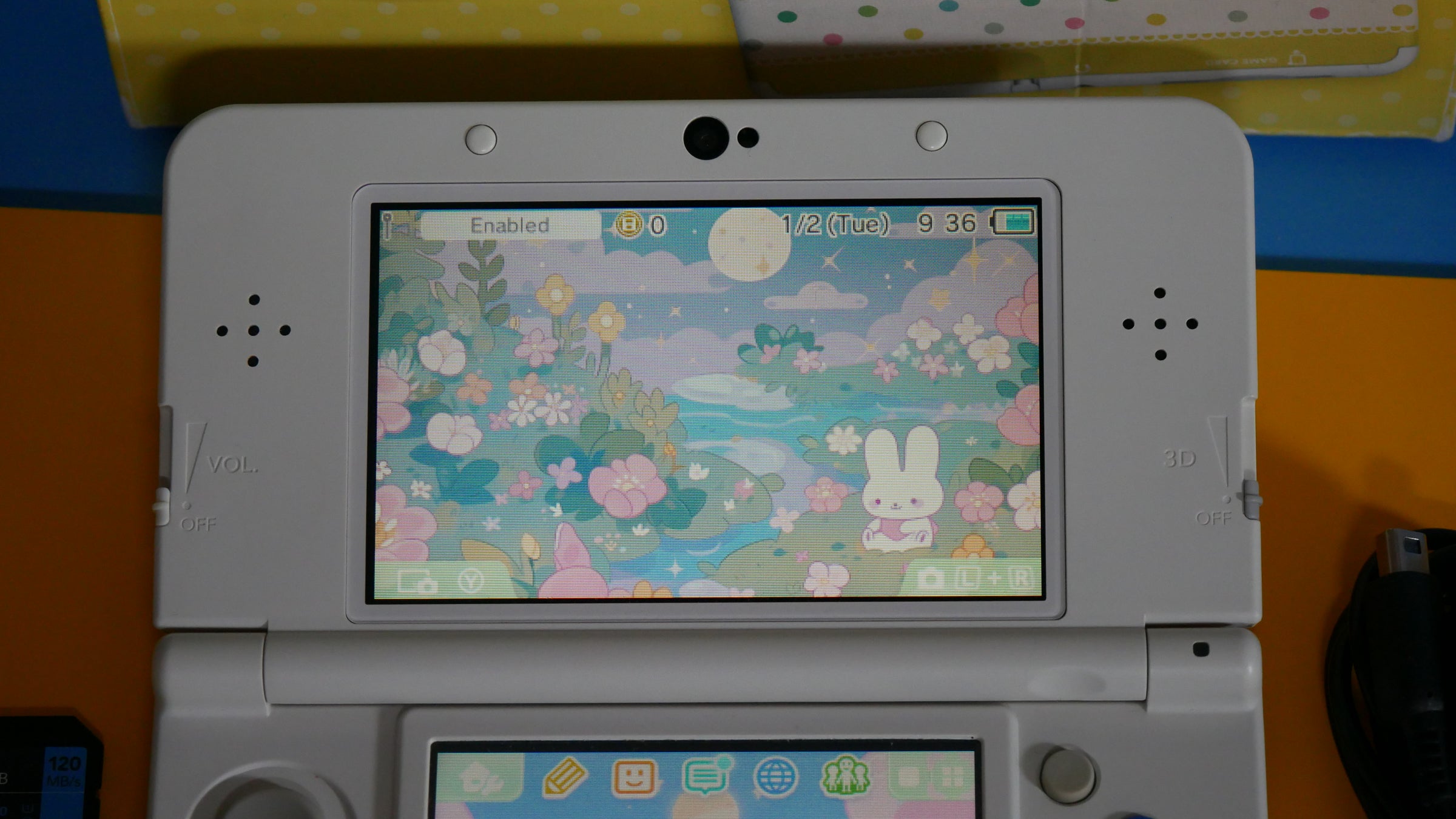 New Nintendo 3DS with Pastel Dot Plates & Box | Raretro Consoles
