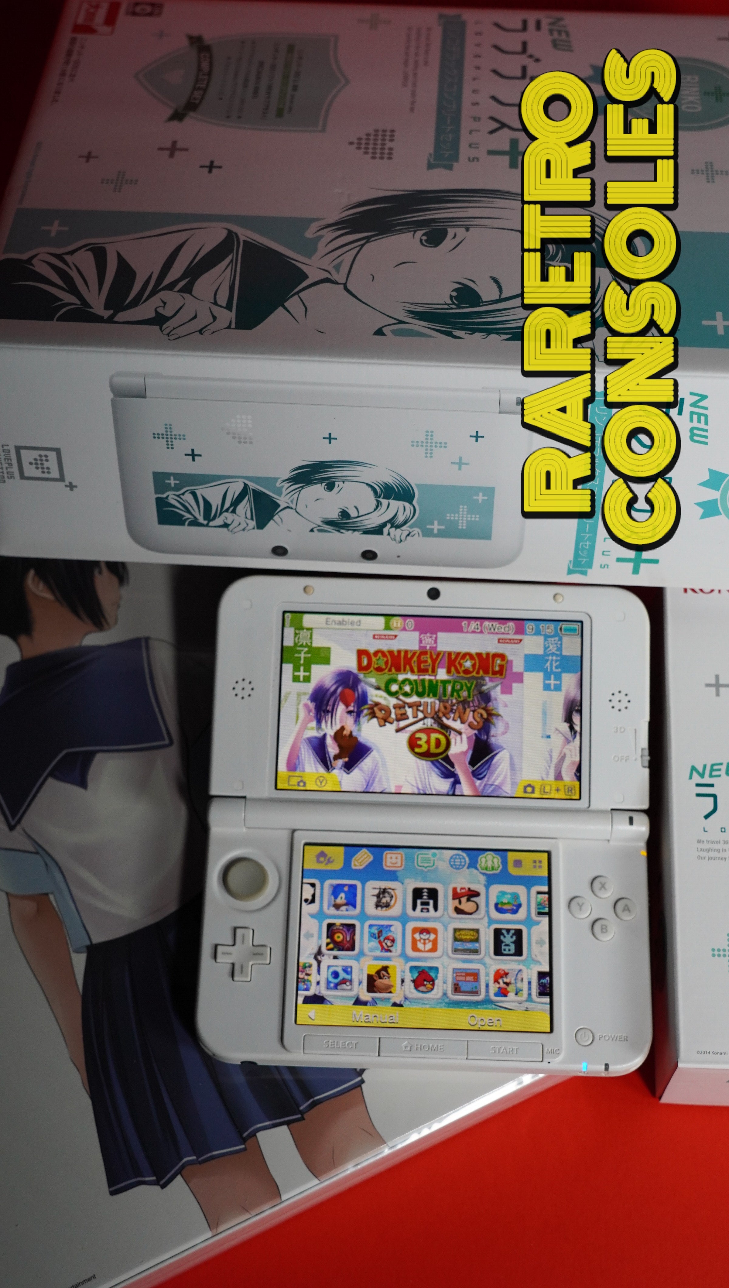 New Love Plus+ Rinko Deluxe Nintendo 3DS XL Console with Box
