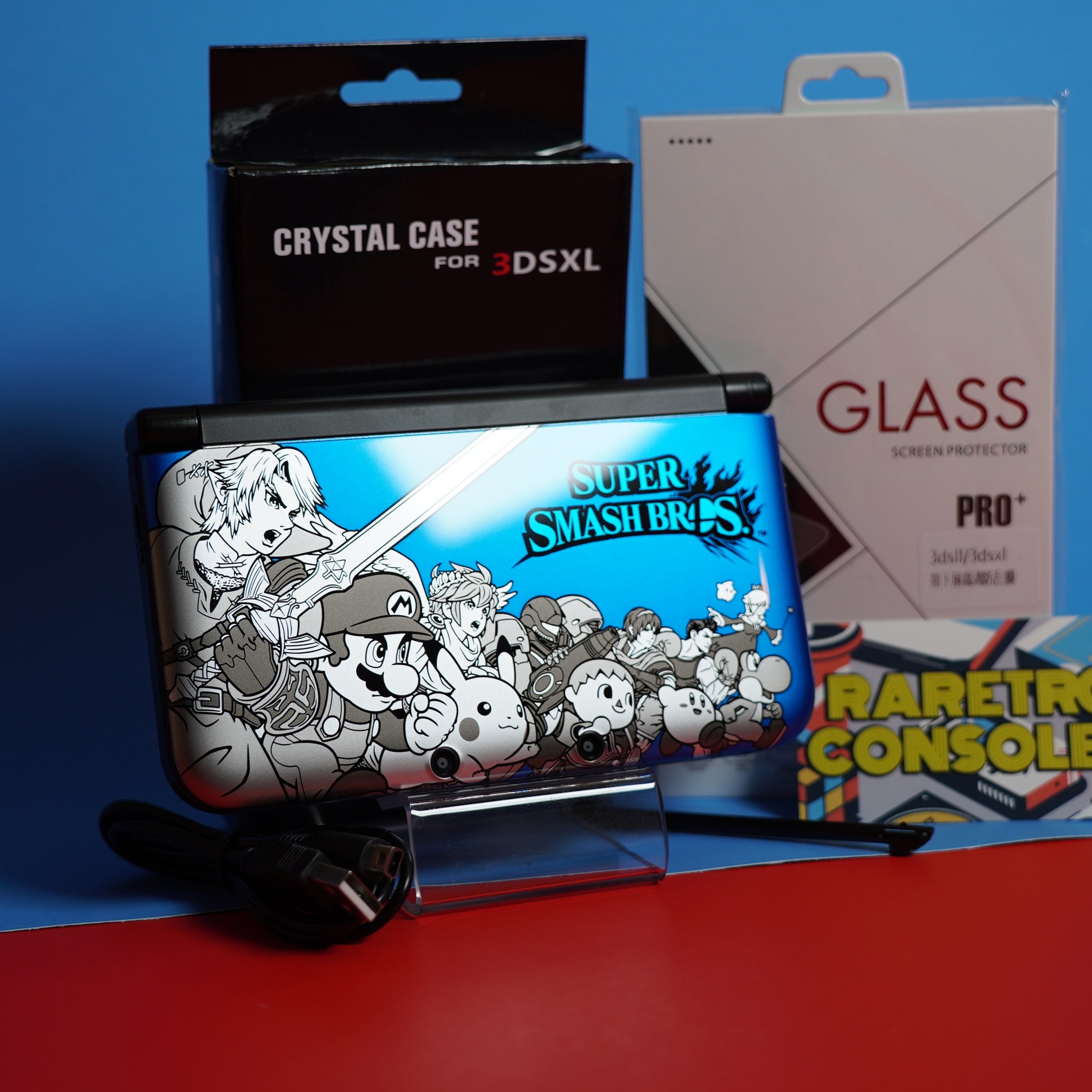 Super Smash Bros Blue Nintendo 3DS XL Special Edition | Raretro