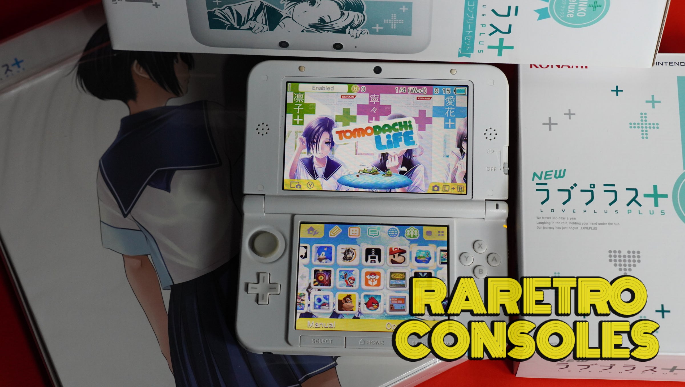 New Love Plus+ Rinko Deluxe Nintendo 3DS XL Console with Box