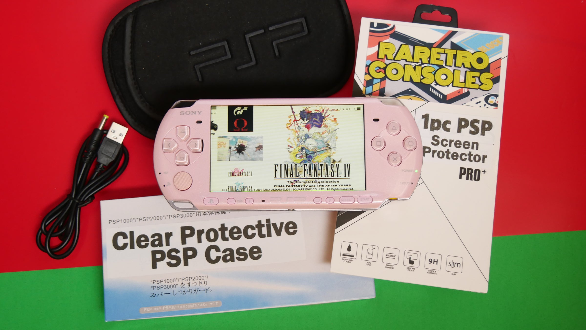 Sony PlayStation Portable PSP 3000 Blossom Pink Slim