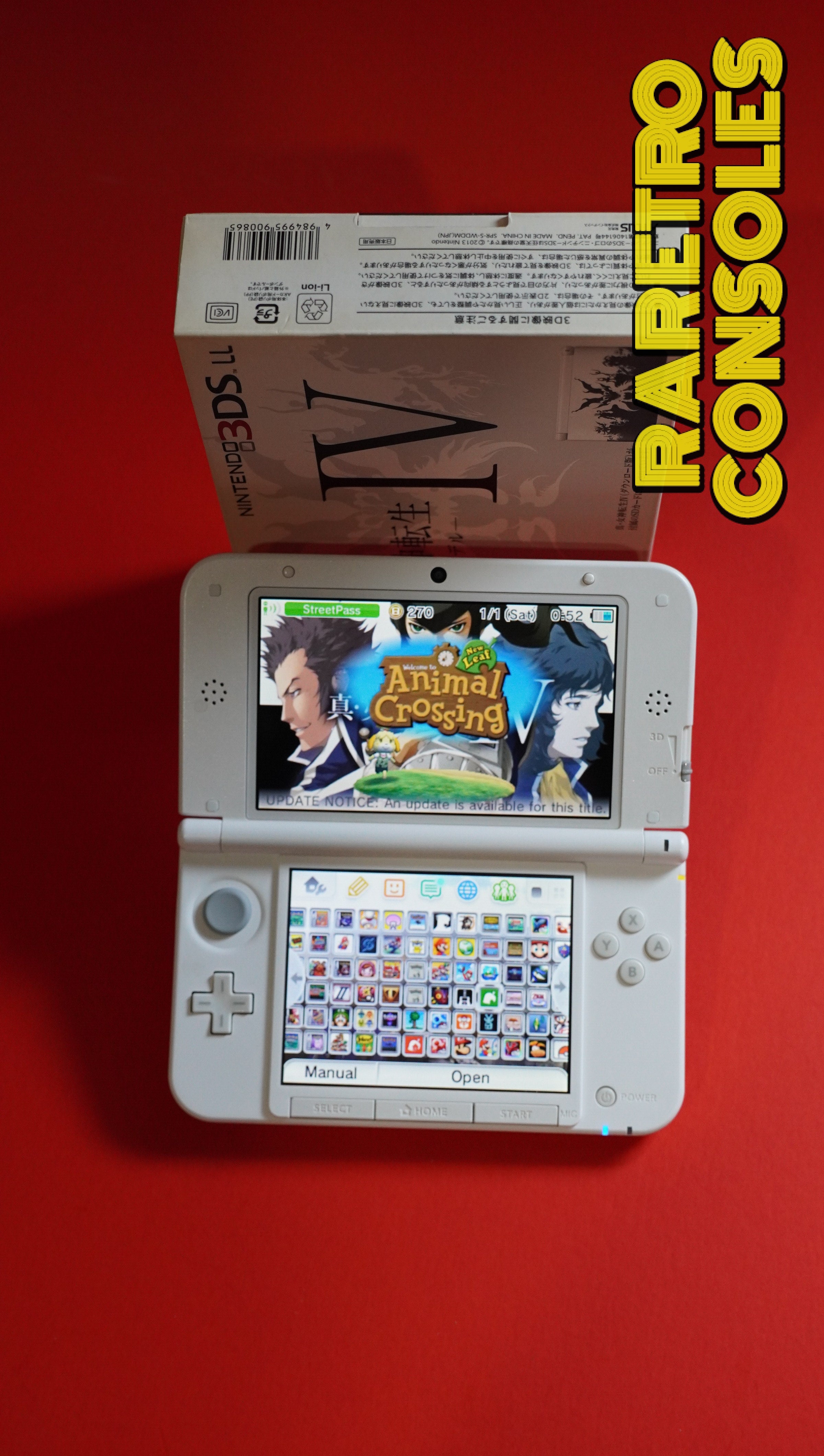 Nintendo 3DS XL Shin Megami Tensei IV with Box | Raretro Consoles