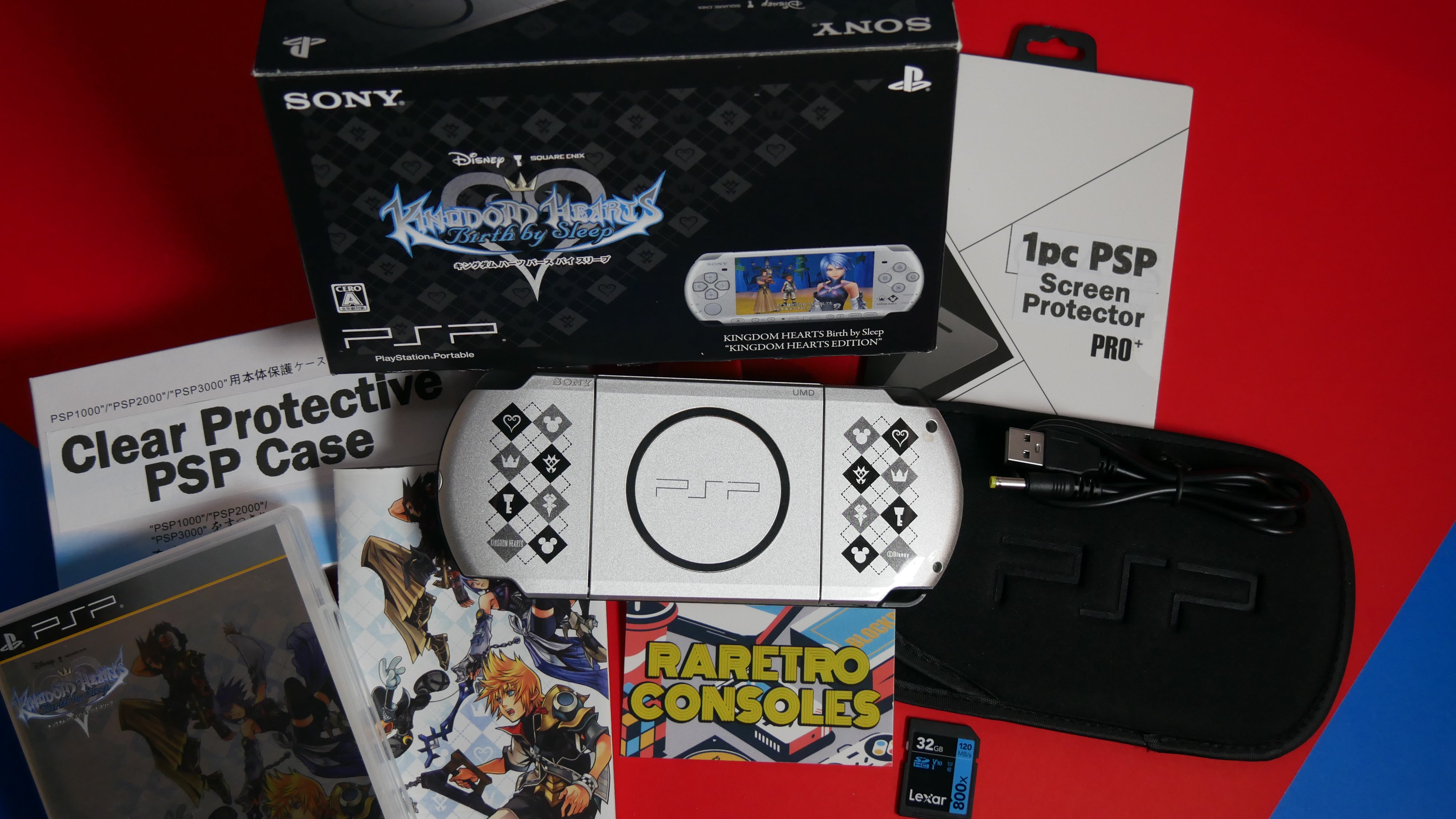 Kingdom Hearts Birth By Sleep PSP 3000 with box | Raretro Consoles