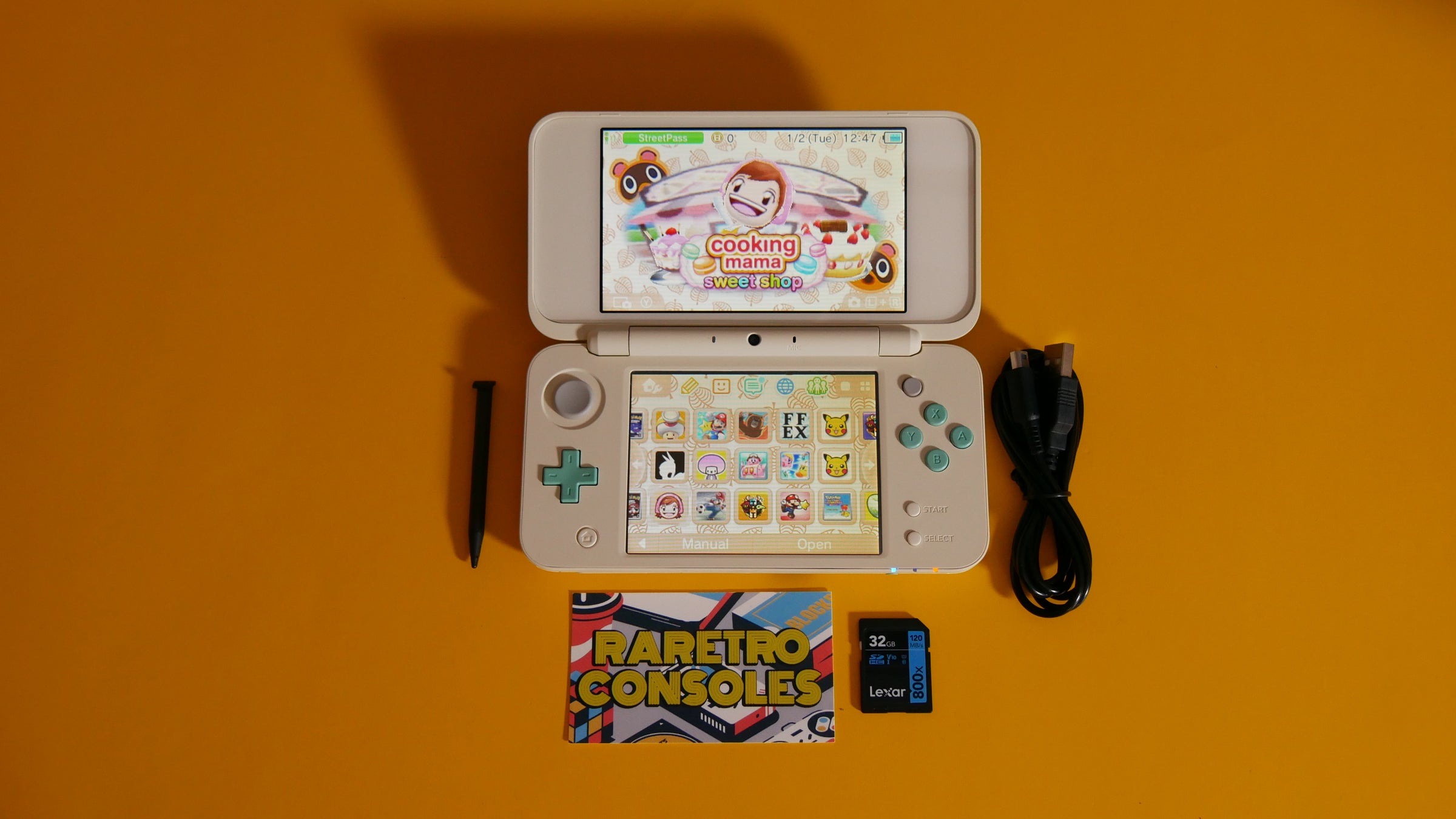 Animal Crossing: Happy Home Designer New Nintendo 2DS XL with box