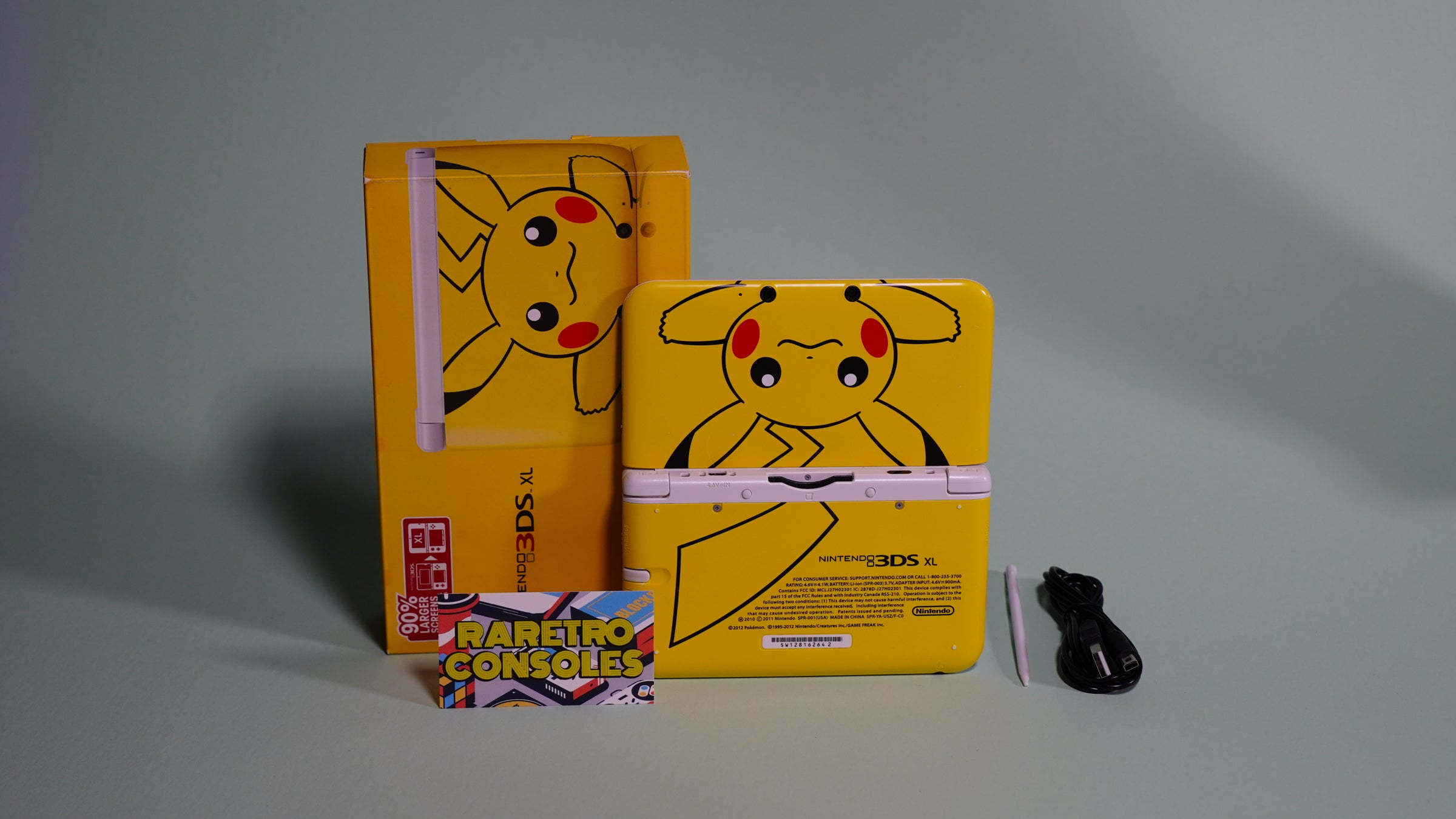 Pikachu Nintendo 3DS XL Pokemon Center Limited Edition With