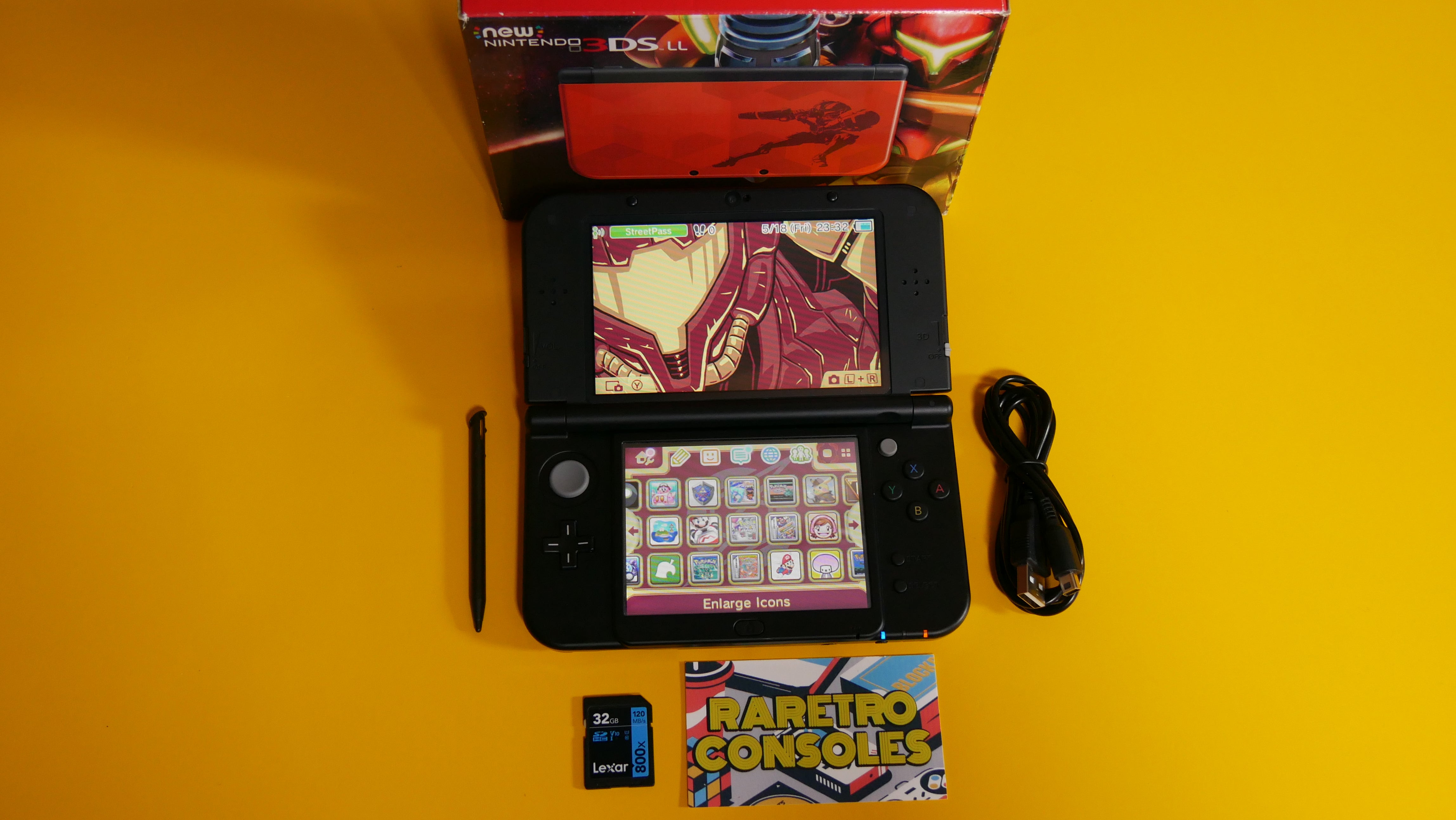new ニンテンドー3DS LL サムスエディション 【公式通販】