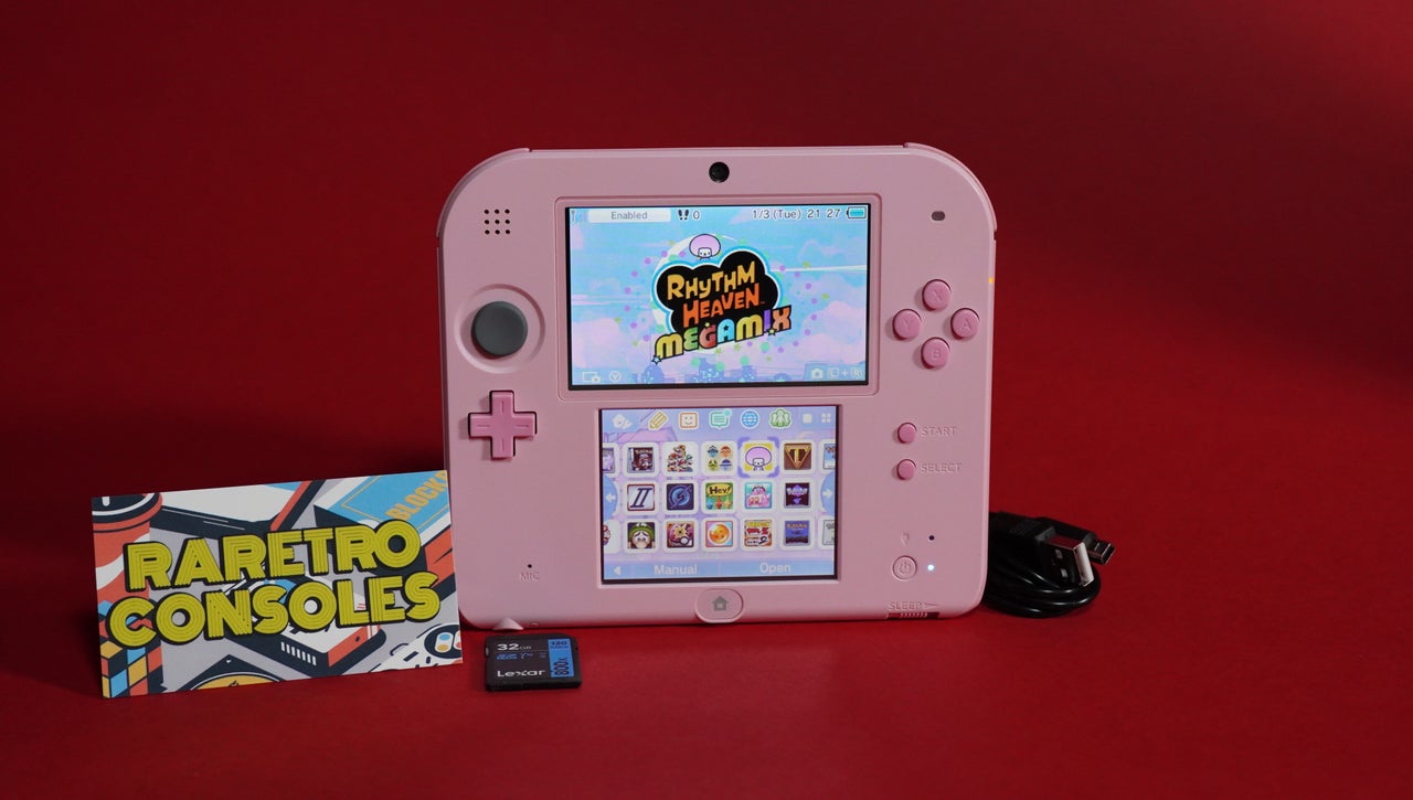 任天堂 - ぷそん Nintendo Switch - Neon Blue + Neon Red Joy-Con - Nintendo