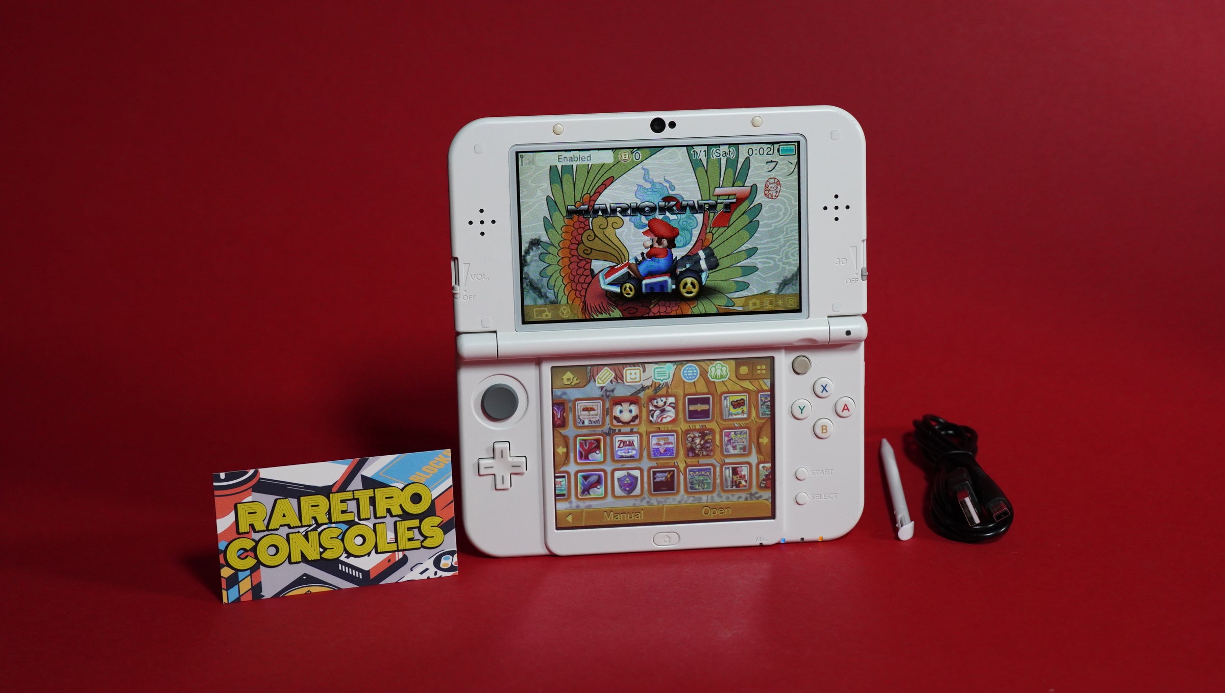 New Nintendo 3DS XL in Pearl White | Raretro Consoles