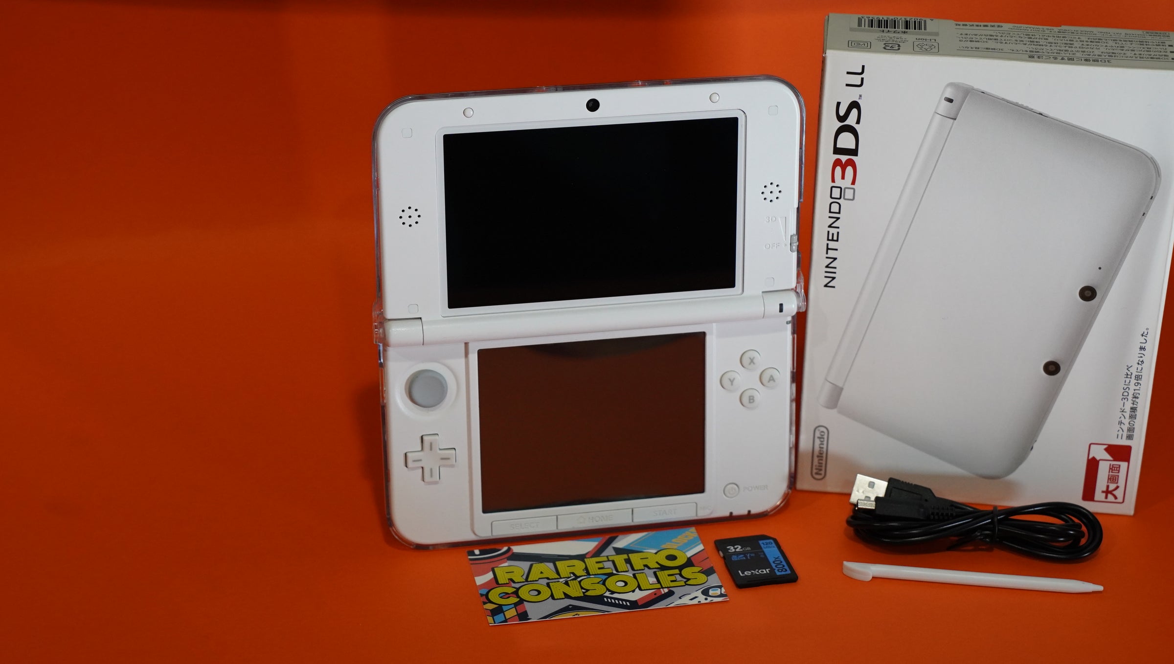 White Nintendo 3DS XL with Custom Love Plus+ Nene Shell | Raretro