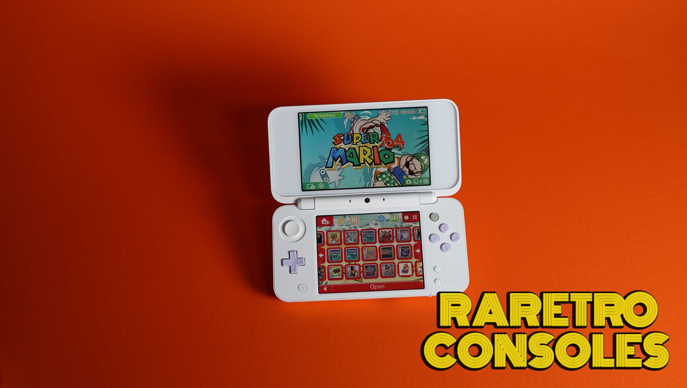 Nintendo New 2DS XL in Lavender x White | Raretro Consoles