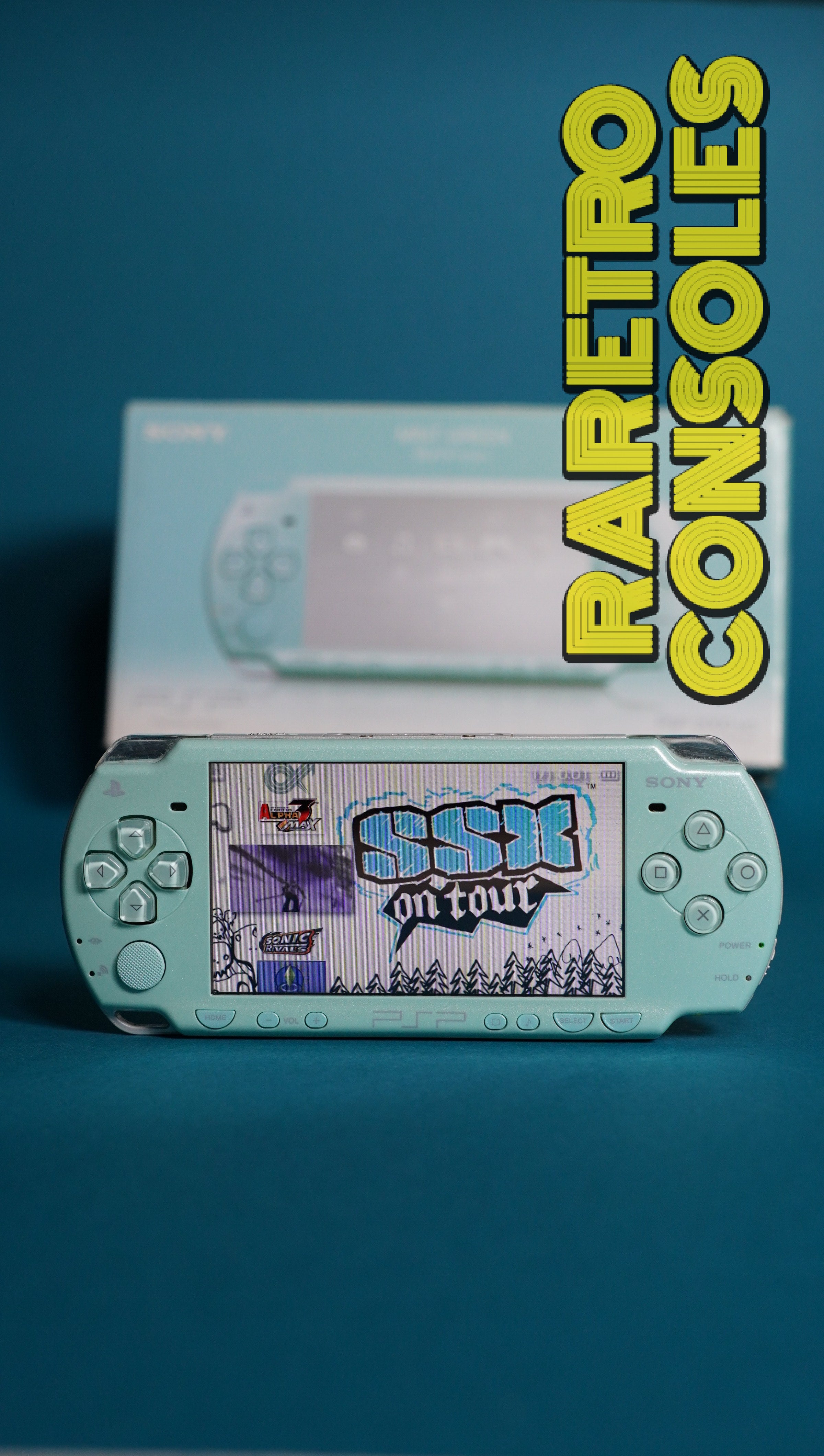 PSP-2000 ミントグリーン 箱付き Sony PSP 2000 Launch Edition Mint Green with Box | Raretro