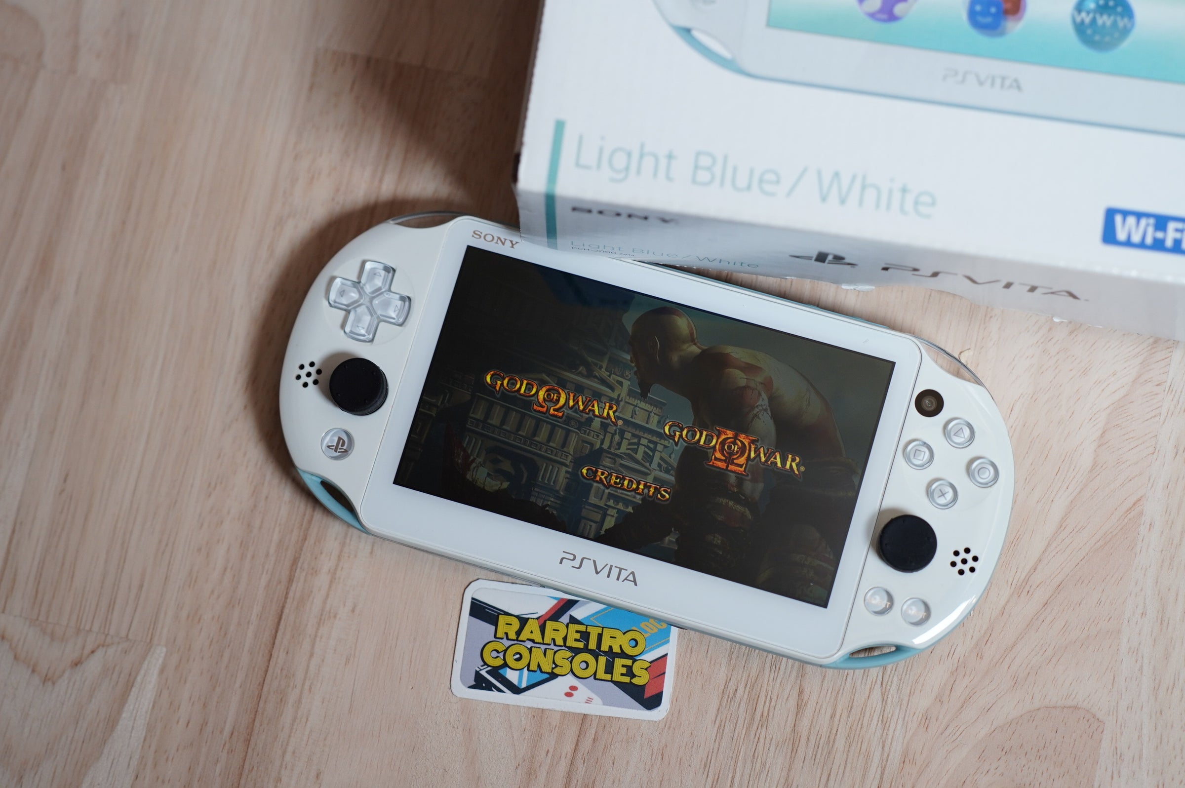 Sony PlayStation Vita Slim 2000 in Light Blue with Box | Raretro