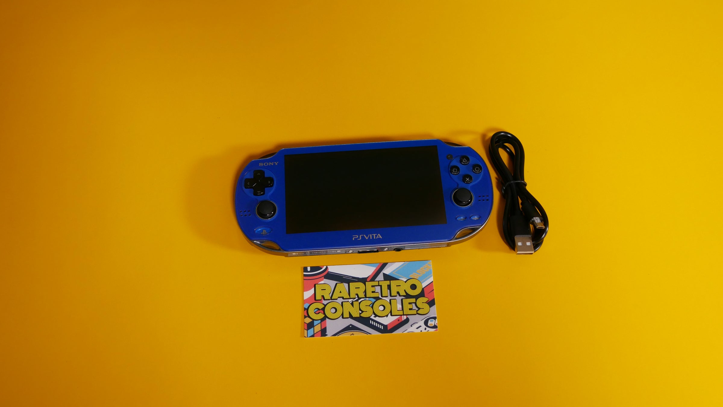 Cosmic Blue Sony PlayStation Vita OLED 1000 | Raretro Consoles