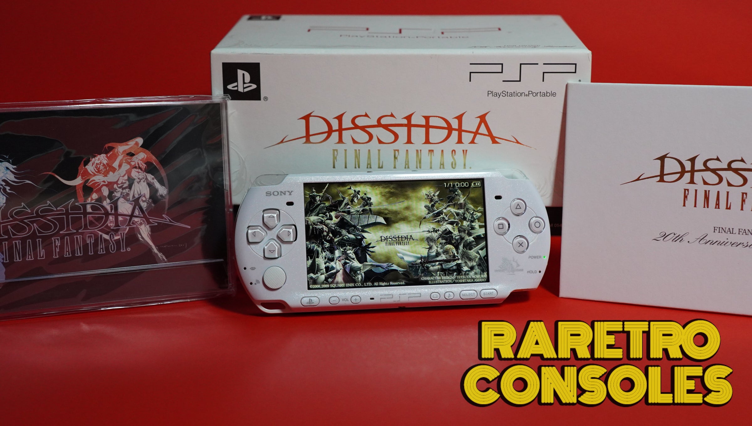 Sony PSP 3000 Final Fantasy Dissidia 20th Anniversary