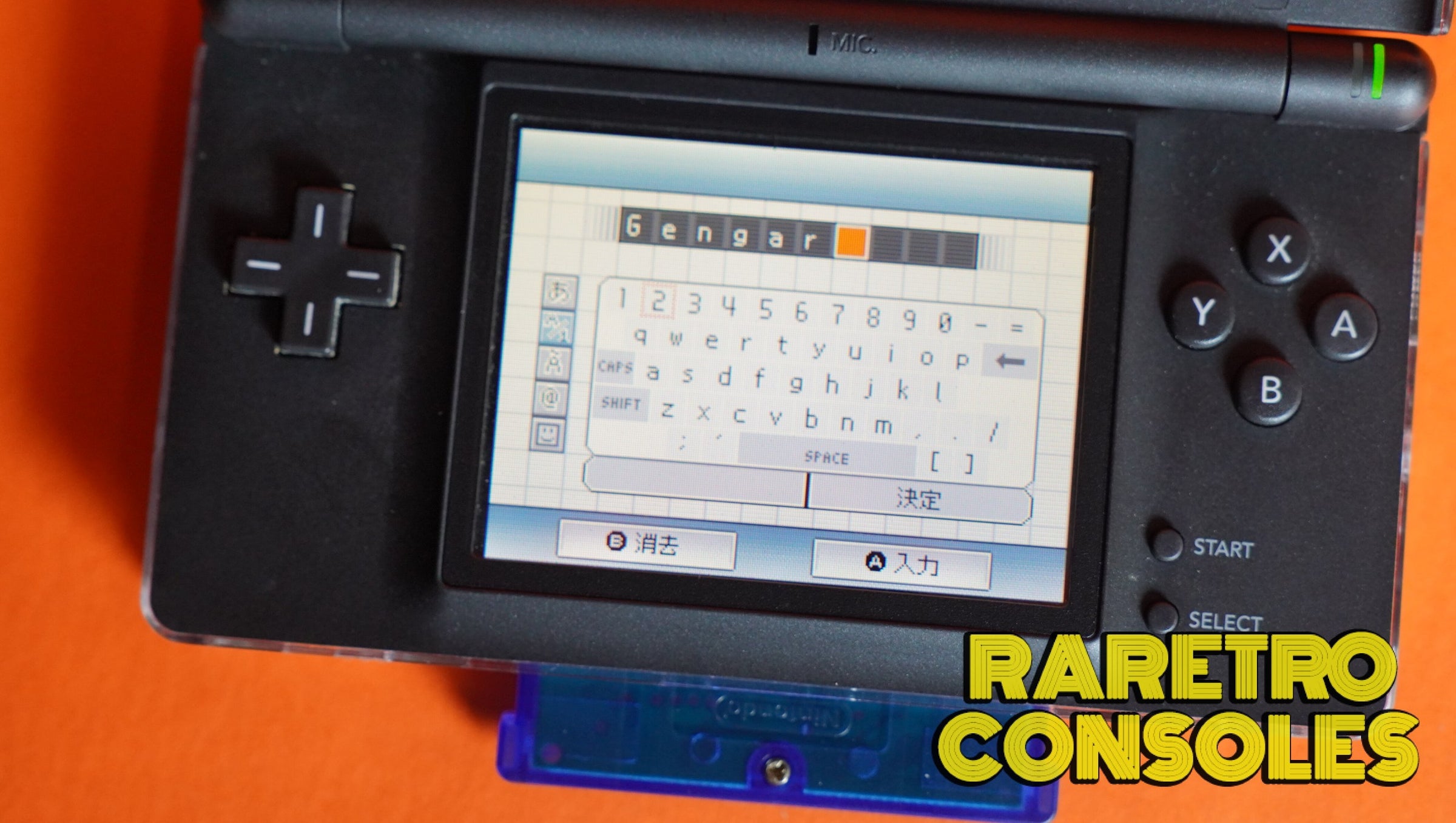 Gengar Clear x Black Nintendo DS Lite (UV Printed) | Raretro Consoles