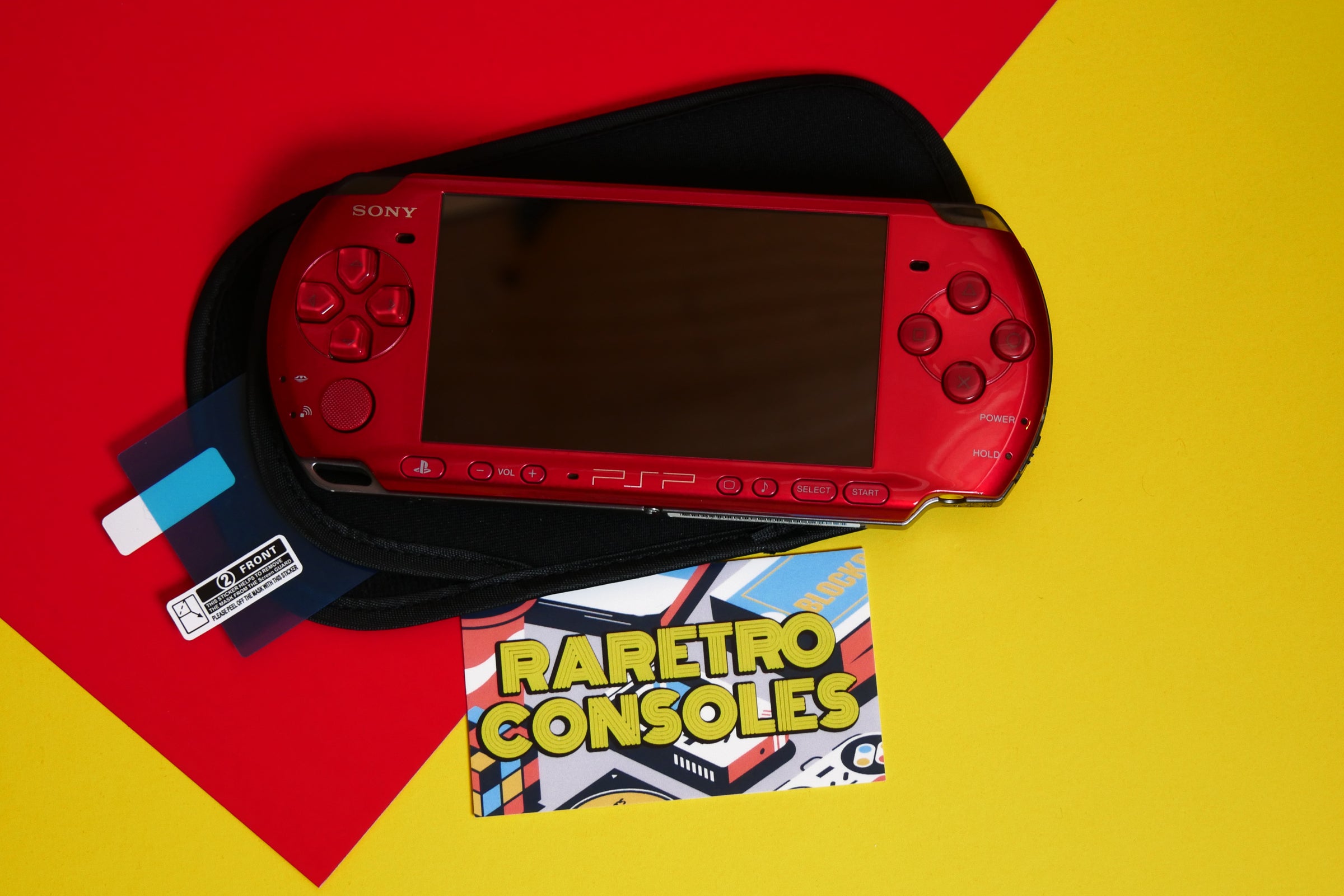 Sony PlayStation Portable PSP 3000 Carnival Red Console | Raretro