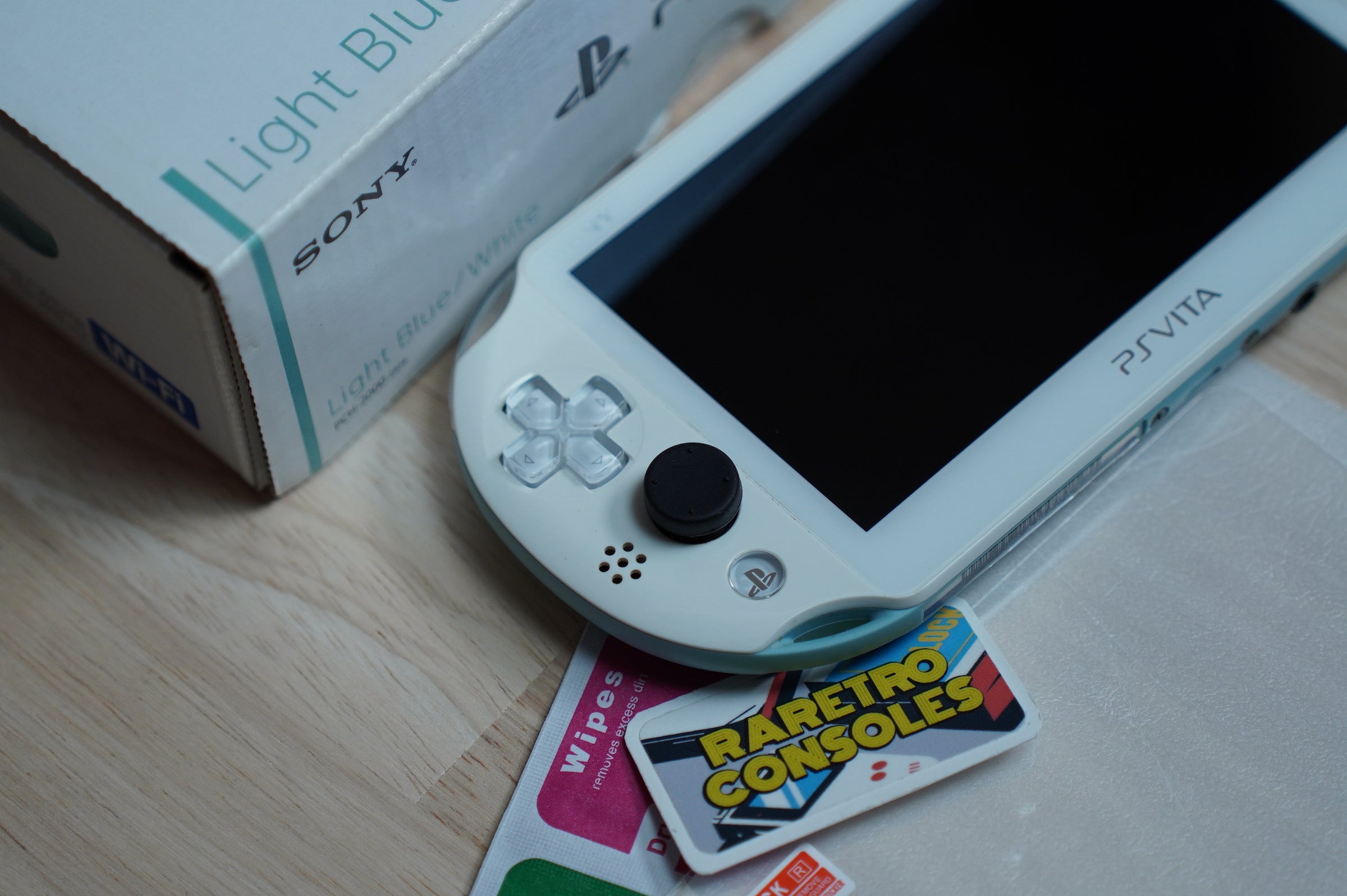 Sony PlayStation Vita Slim 2000 in Light Blue with Box | Raretro