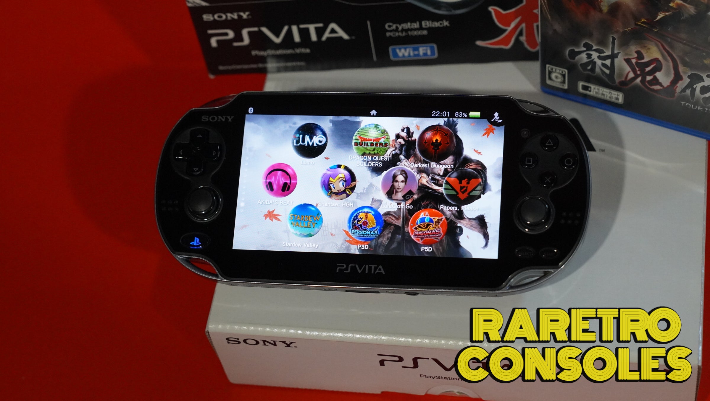 PlayStation Vita - ドキンちゃん Toukiden Onigara PS Vita OLED 1000 with Box | Raretro Consoles