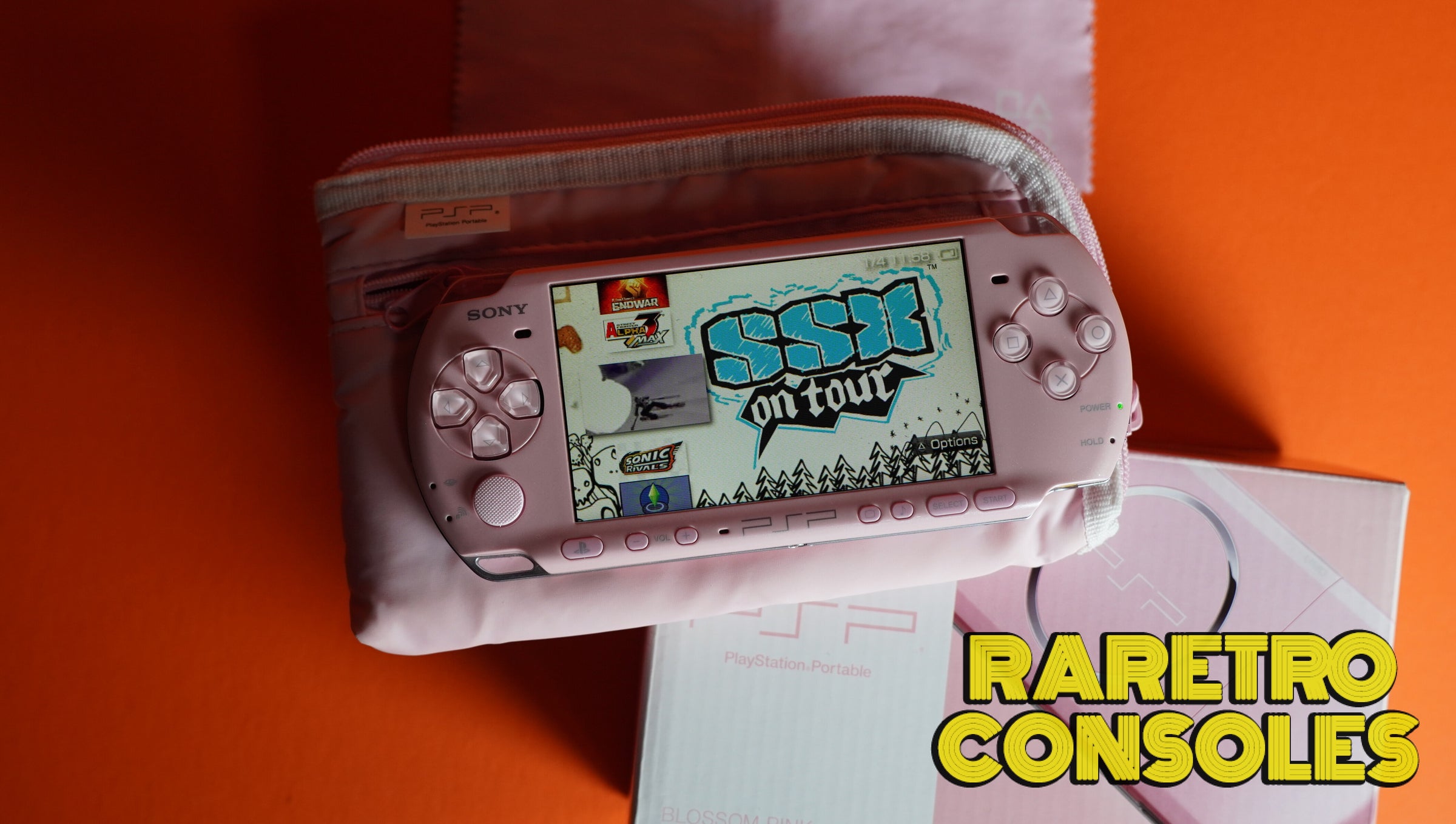 Blossom Pink Sony PSP 3000 Sony PlayStation Portable With Box