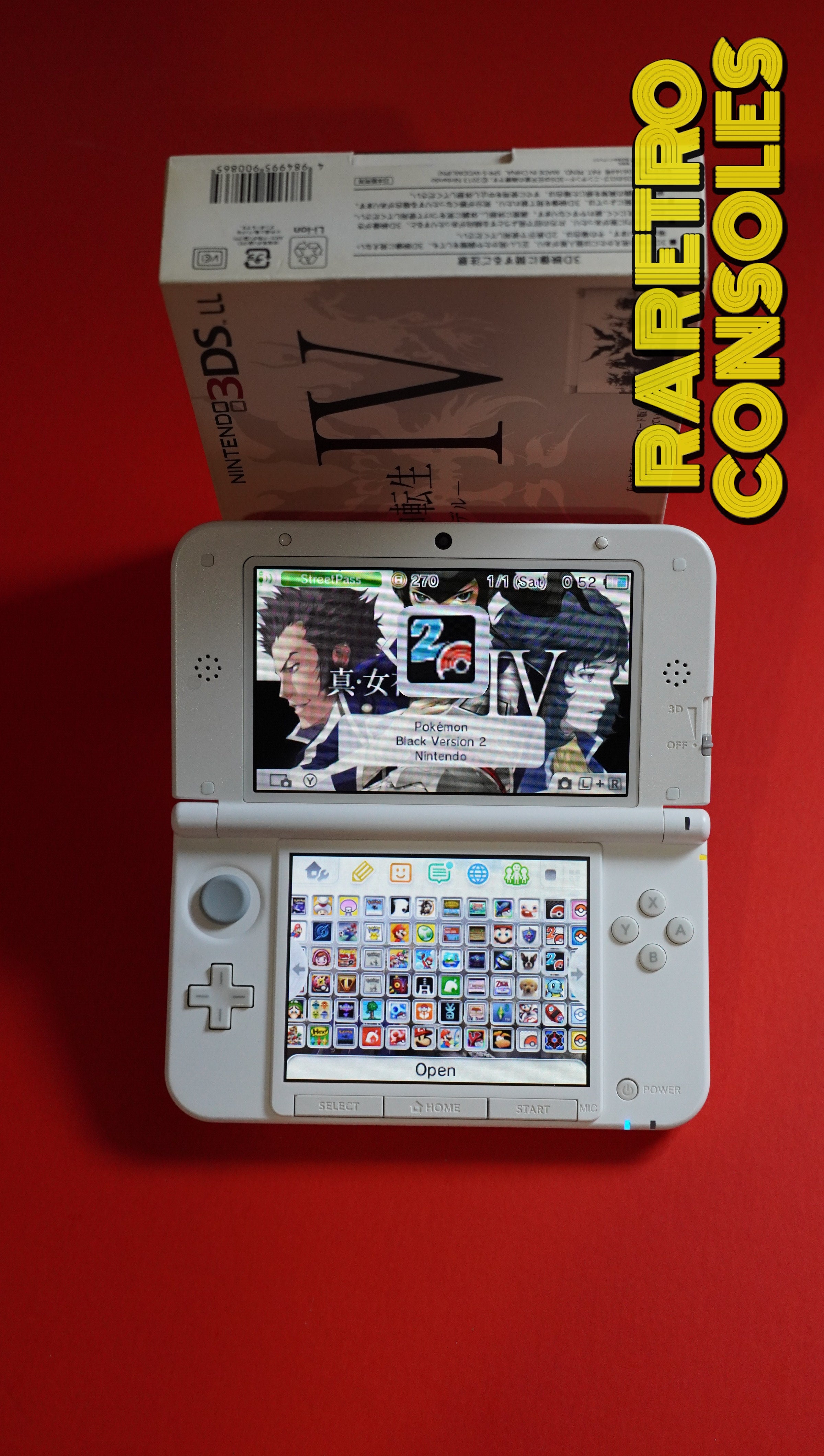 Nintendo 3DS XL Shin Megami Tensei IV with Box | Raretro Consoles