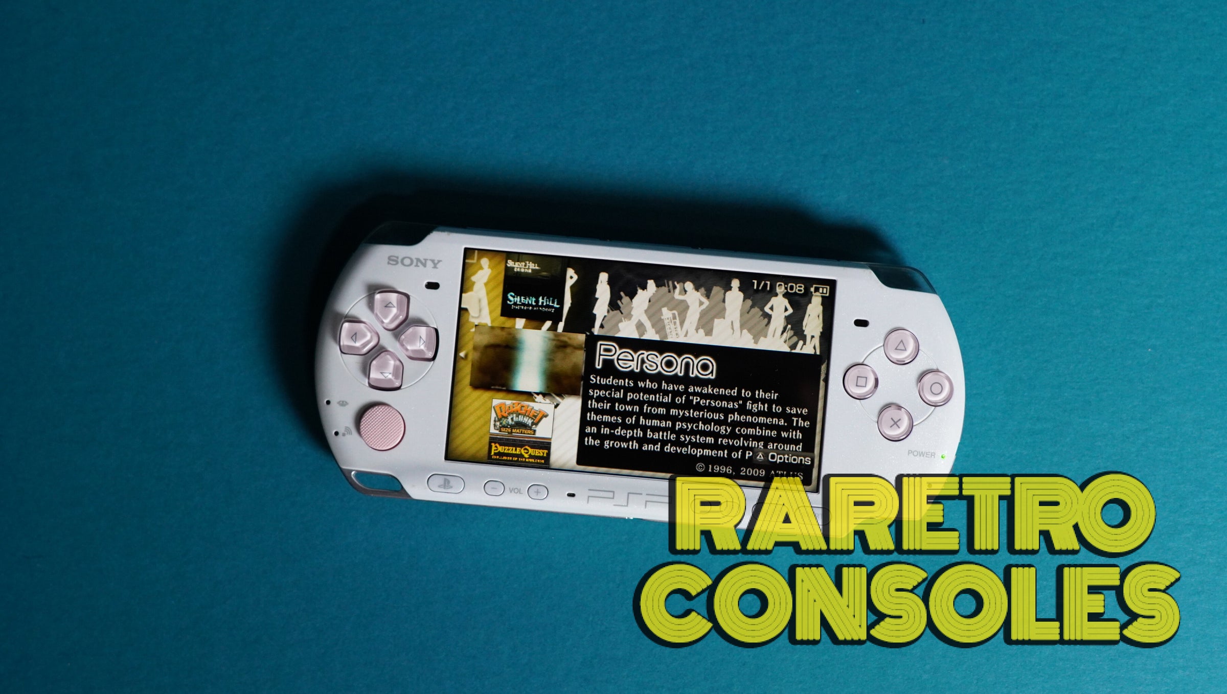 Pearl White x Pink PSP 3000 PlayStation Portable | Raretro Consoles