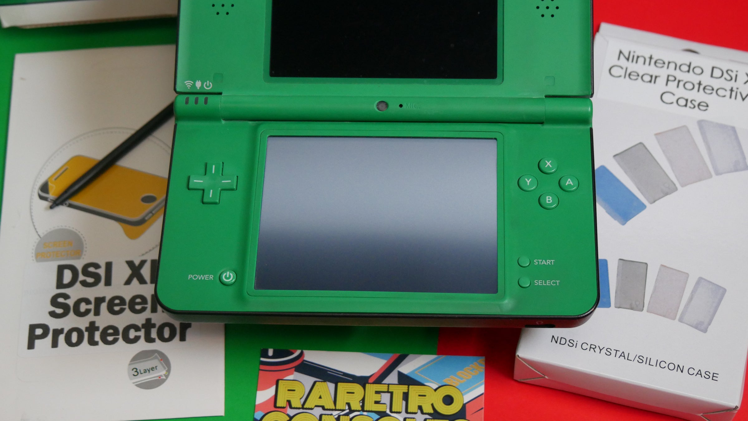 Launch Day Green Nintendo DSi XL With Box | Raretro Consoles