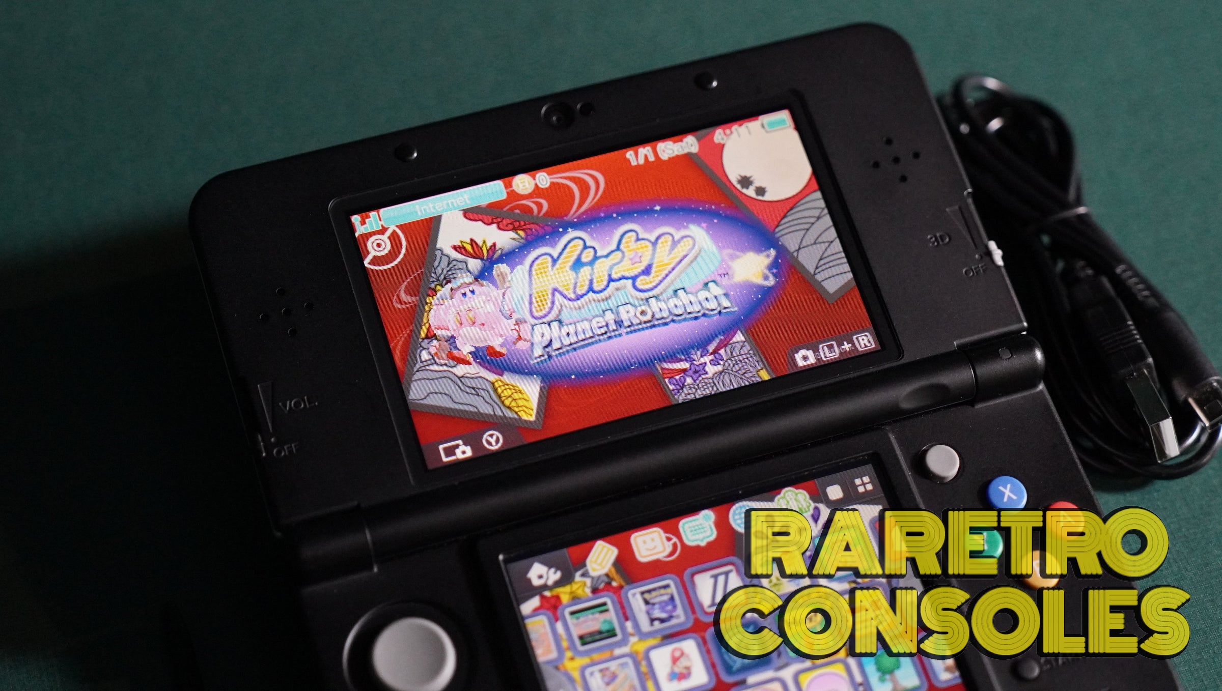 New Nintendo 3DS with Custom Hanafuda Piranha Plant and Boo Plates