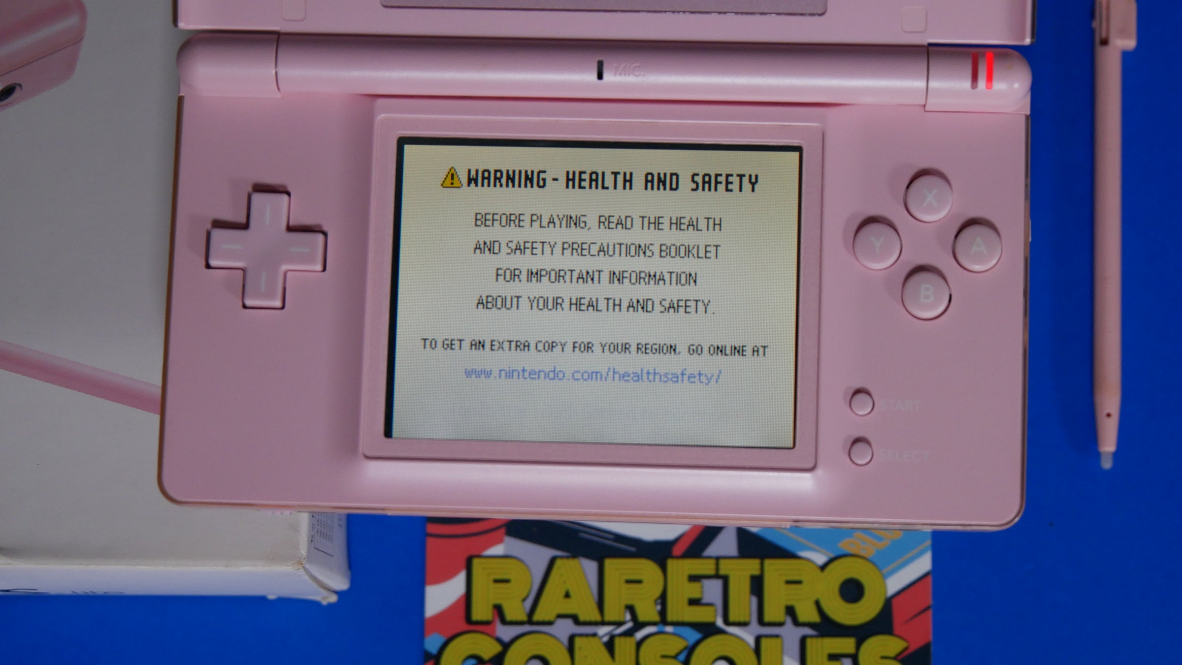 Nintendo DS Lite noble pink game Console japanese model w