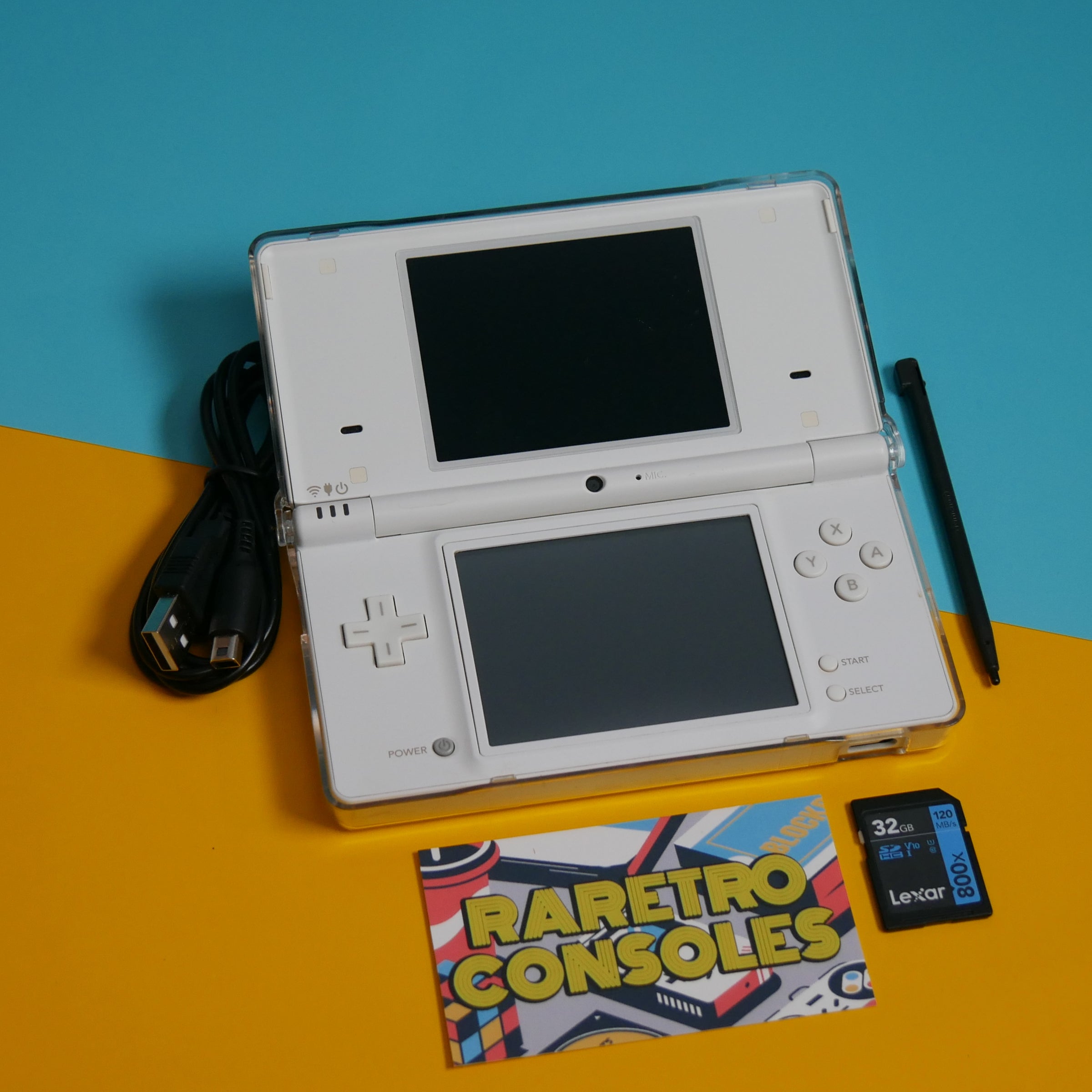 Nintendo DSi in Ice White with Kingdom Hearts 358/2 Shell