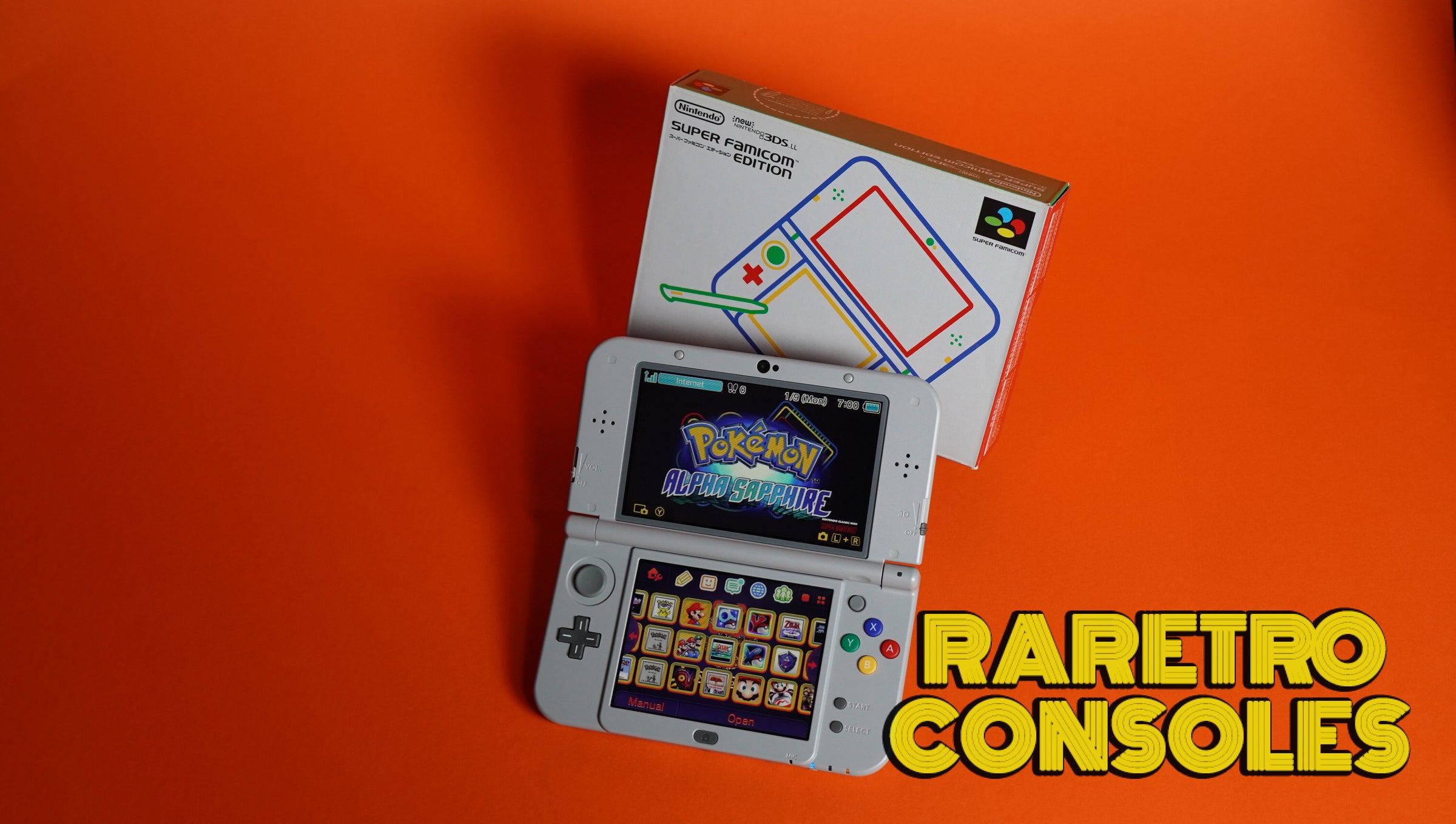 北米版 new 3DSXL ファミコンエディション【新品・未開封】 Super Famicom New Nintendo 3DS XL Special Edition with Box