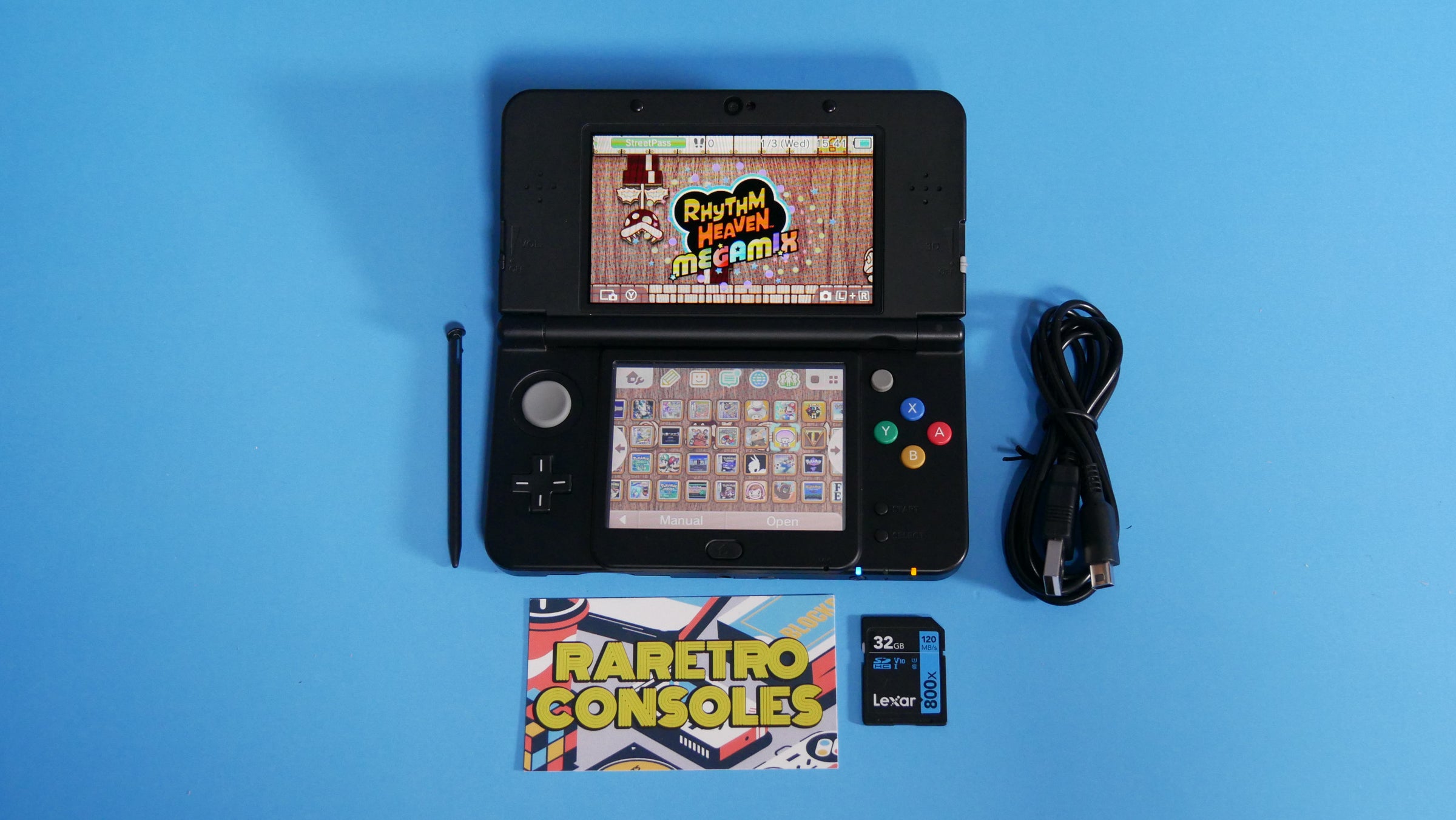 New Nintendo 3DS No. 024 Wooden Super Mario Plates | Raretro Consoles