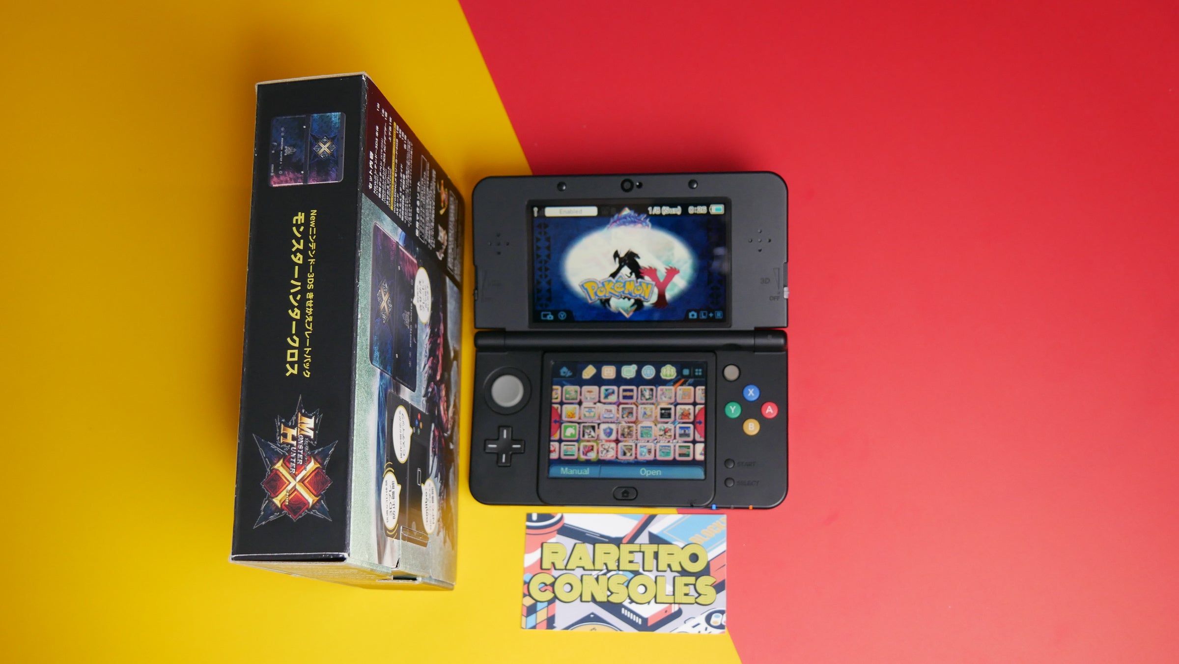 3DS&MHXのセット New Nintendo 3DS Special Edition Monster Hunter X with Box