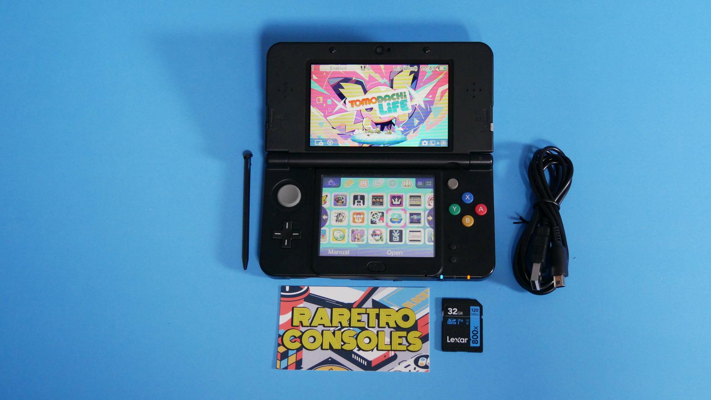 New Nintendo 3DS with No. 053 Boo Clouds Plates | Raretro