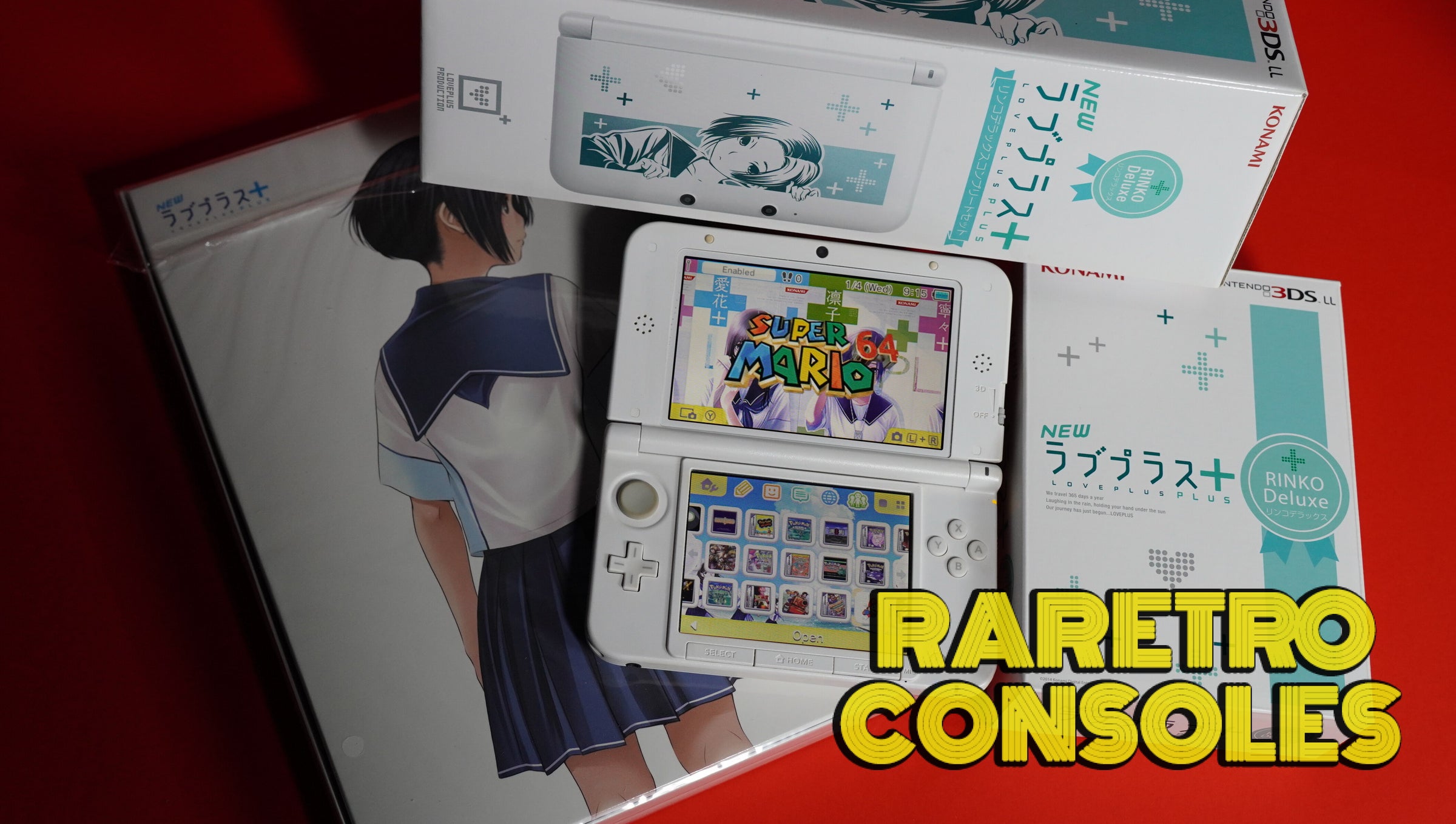 New Love Plus+ Rinko Deluxe Nintendo 3DS XL Console with Box