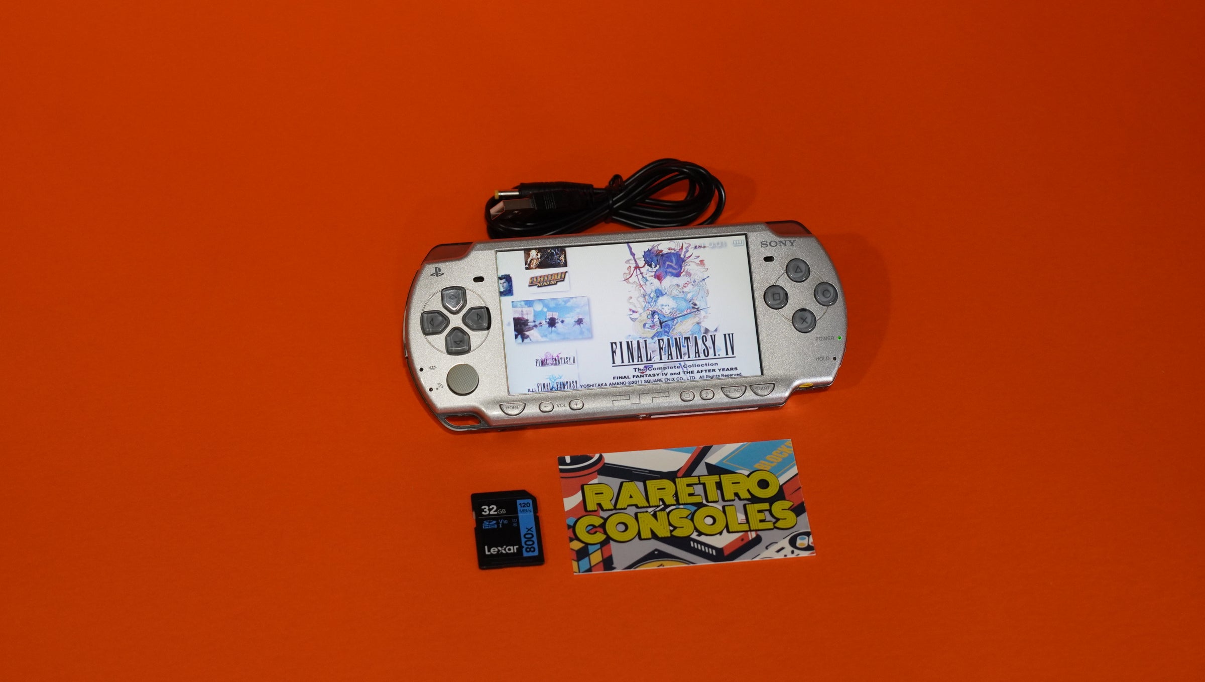Final Fantasy Crisis Core 10th Anniversary Sony PSP 2000 LE with