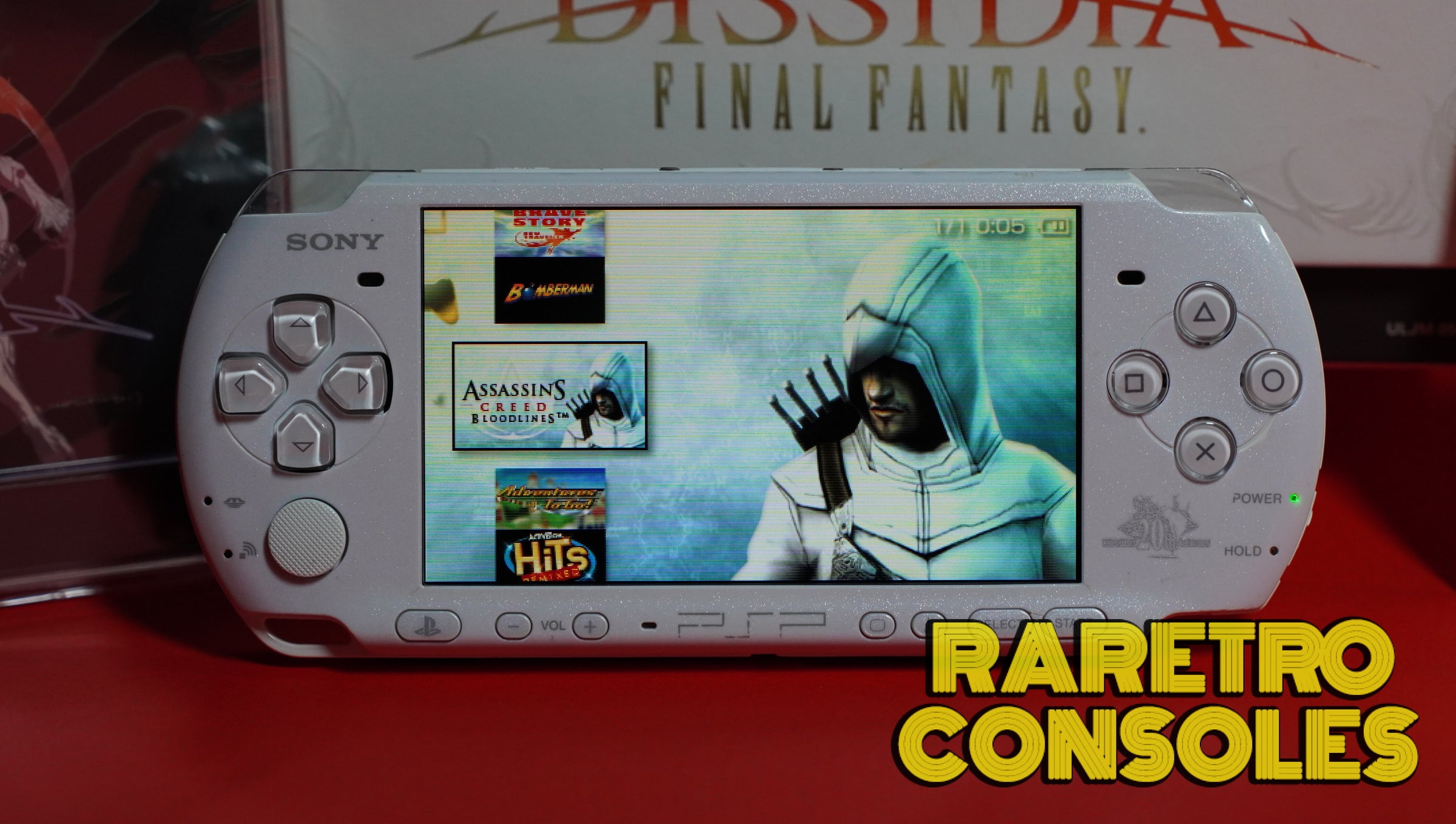 PlayStation Portable - PSP3000 ーFF 20th Anniversary Limitedー PSP 3000 Final Fantasy Dissidia 20th Anniversary Limited