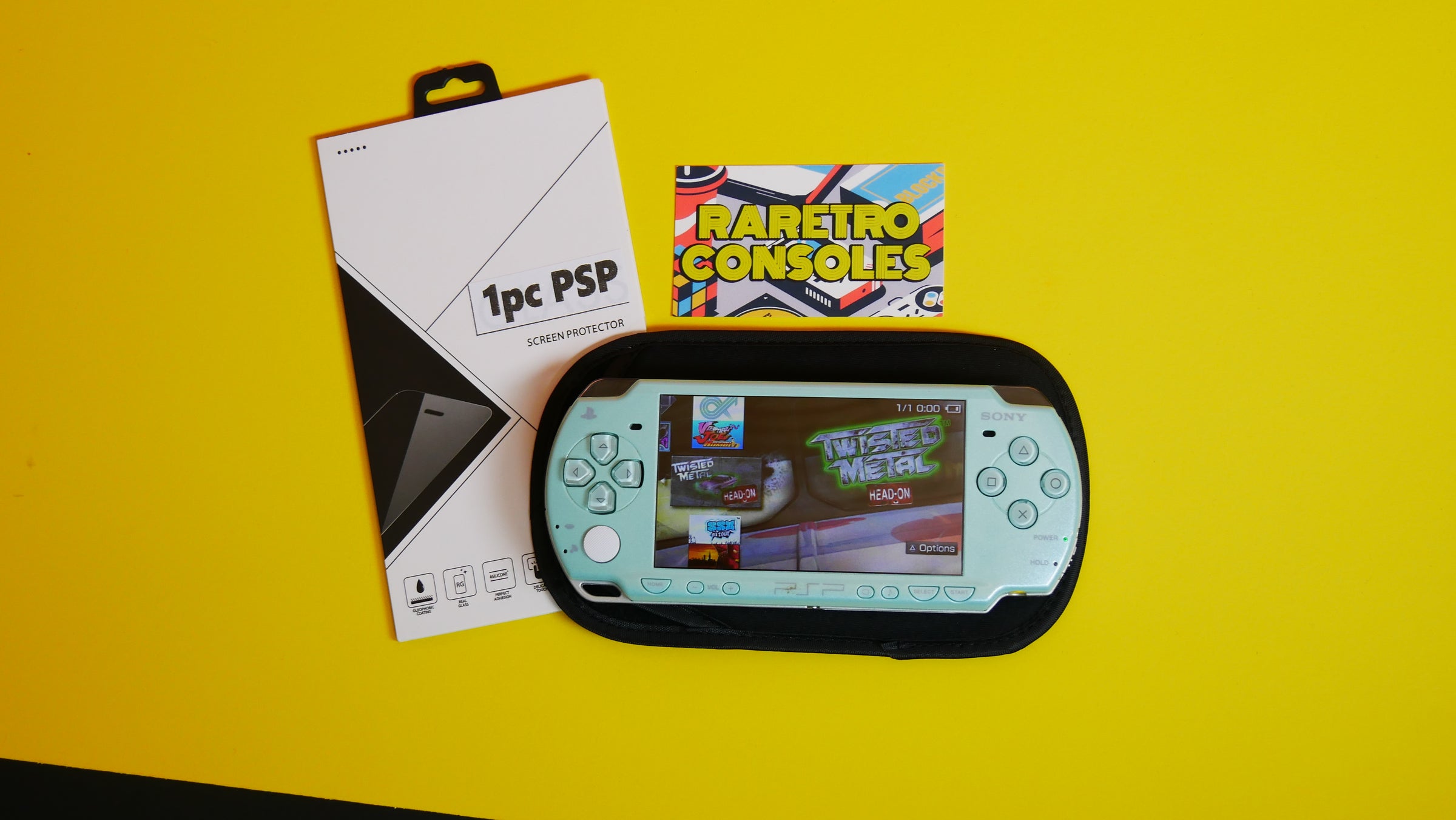 Sony PSP 2000 Launch Edition Mint Green | Raretro Consoles