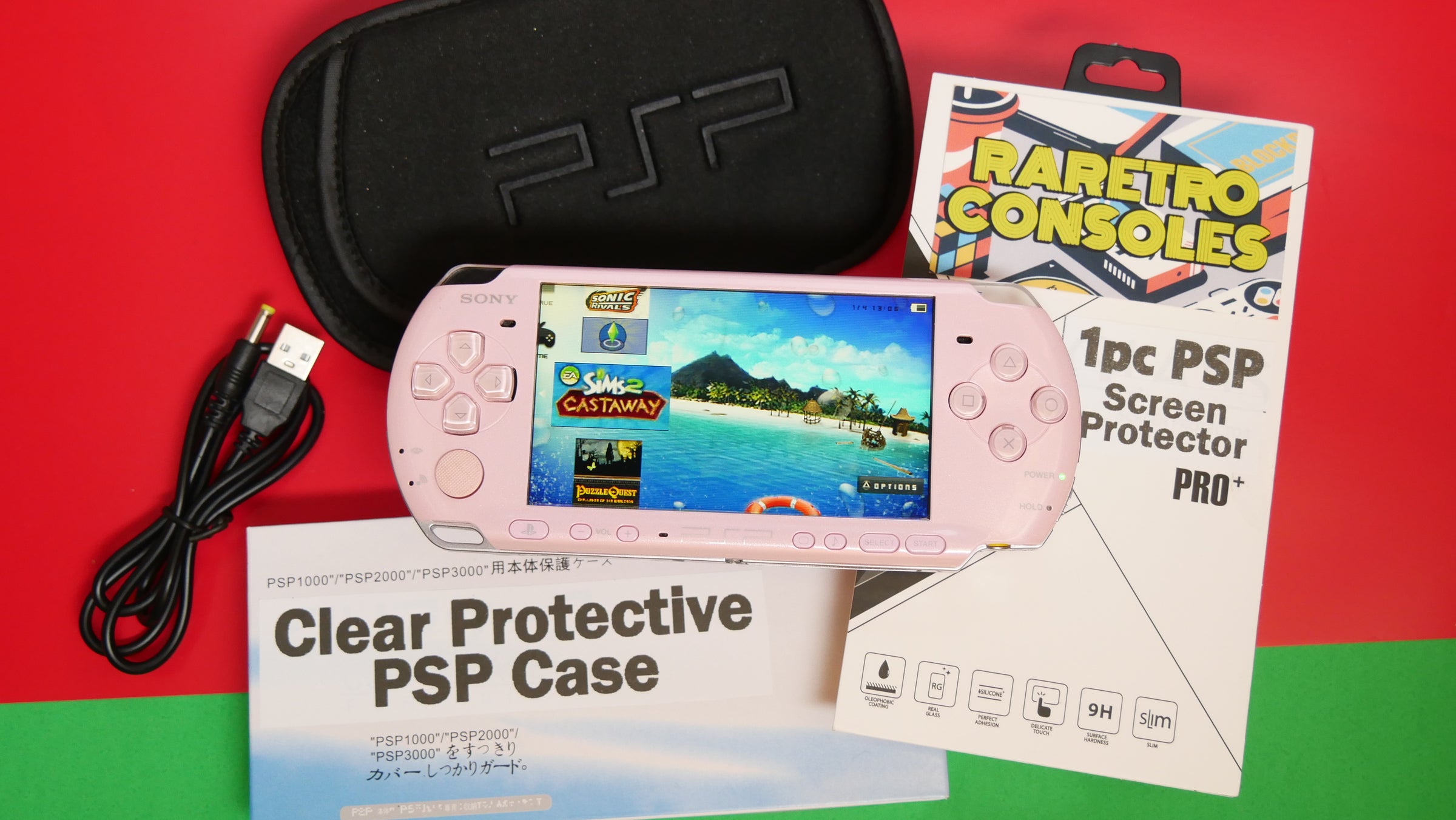 Sony PlayStation Portable PSP 3000 Blossom Pink Slim | Japanese