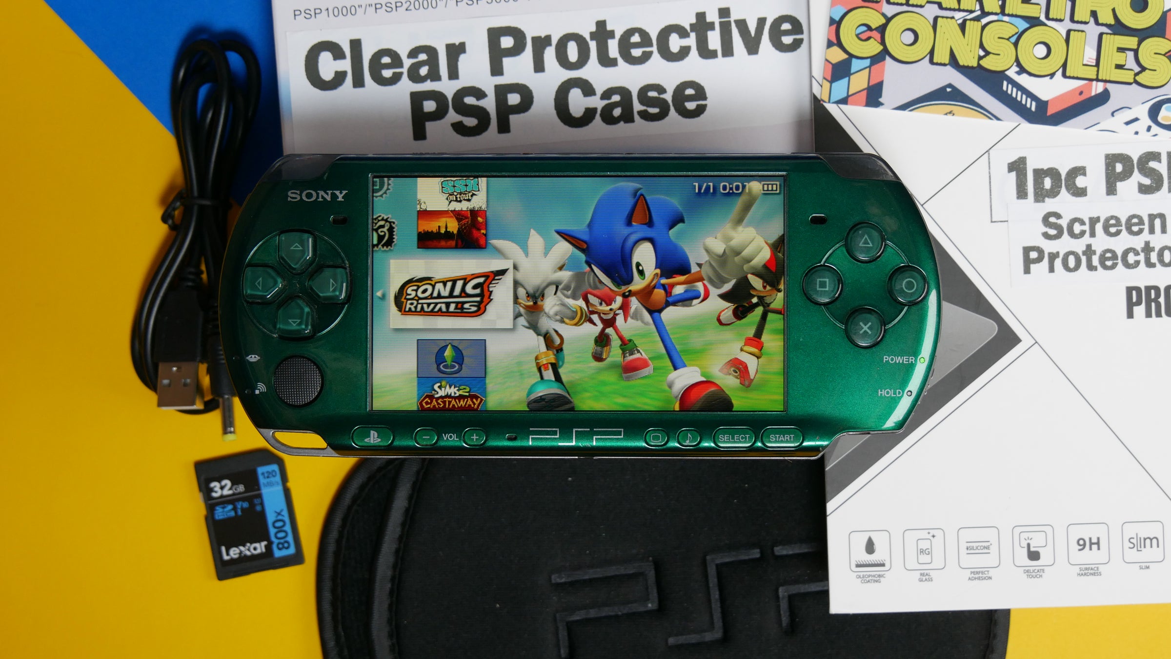 Sony PlayStation PSP 3000 Spirited Green | Raretro Consoles