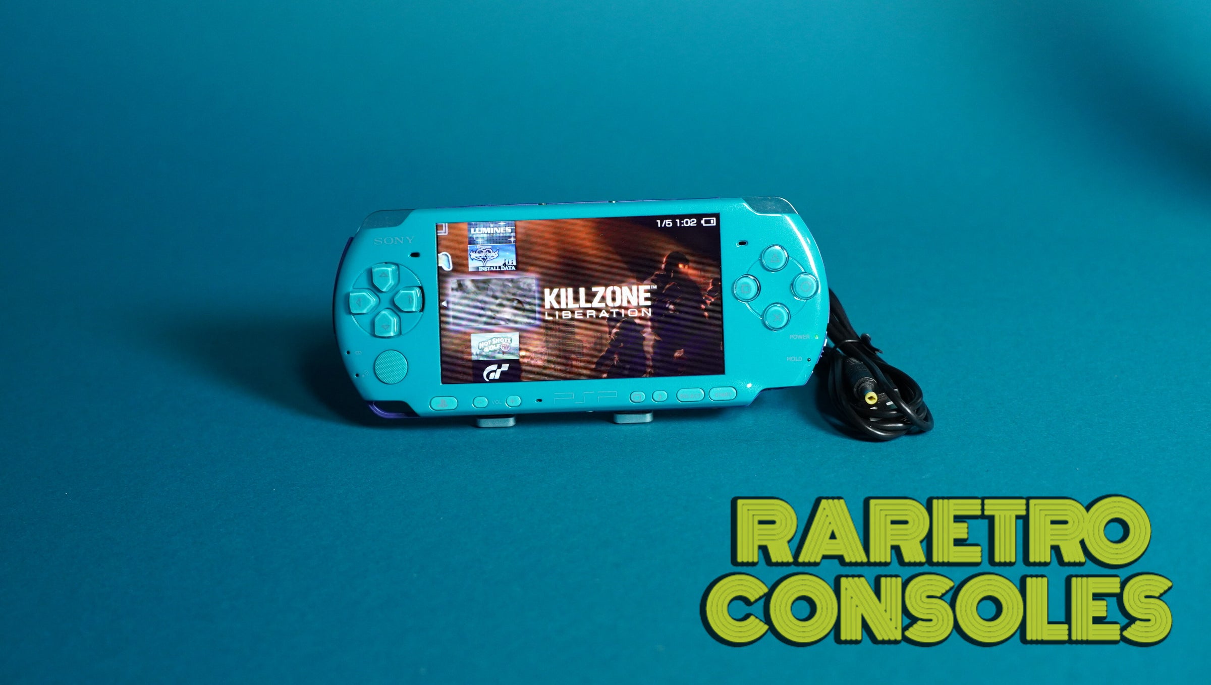 Turquoise Hatsune Miku Sony PlayStation Portable PSP 3000