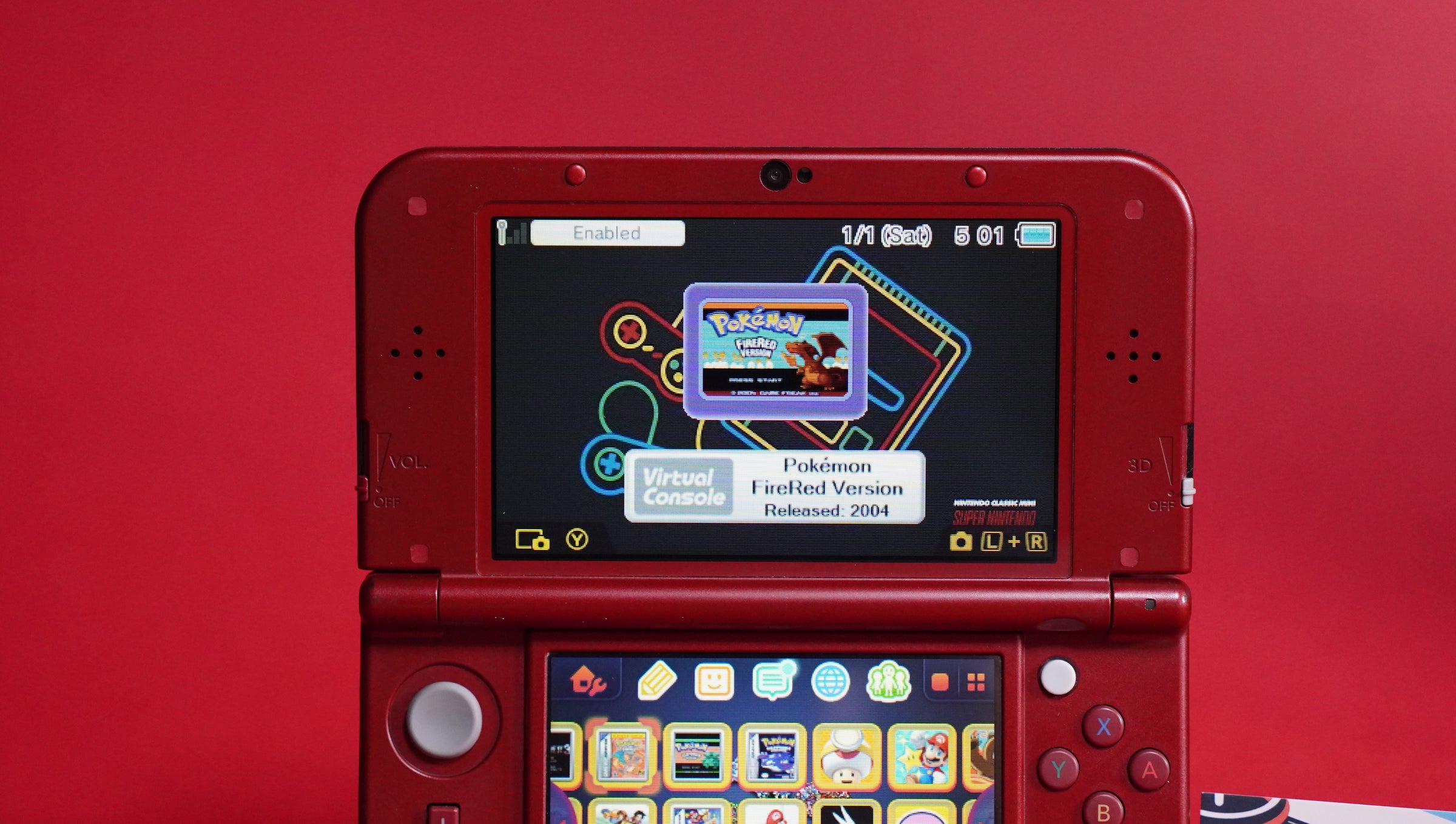 Top IPS New Nintendo 3DS XL in Metallic Red | Raretro Consoles