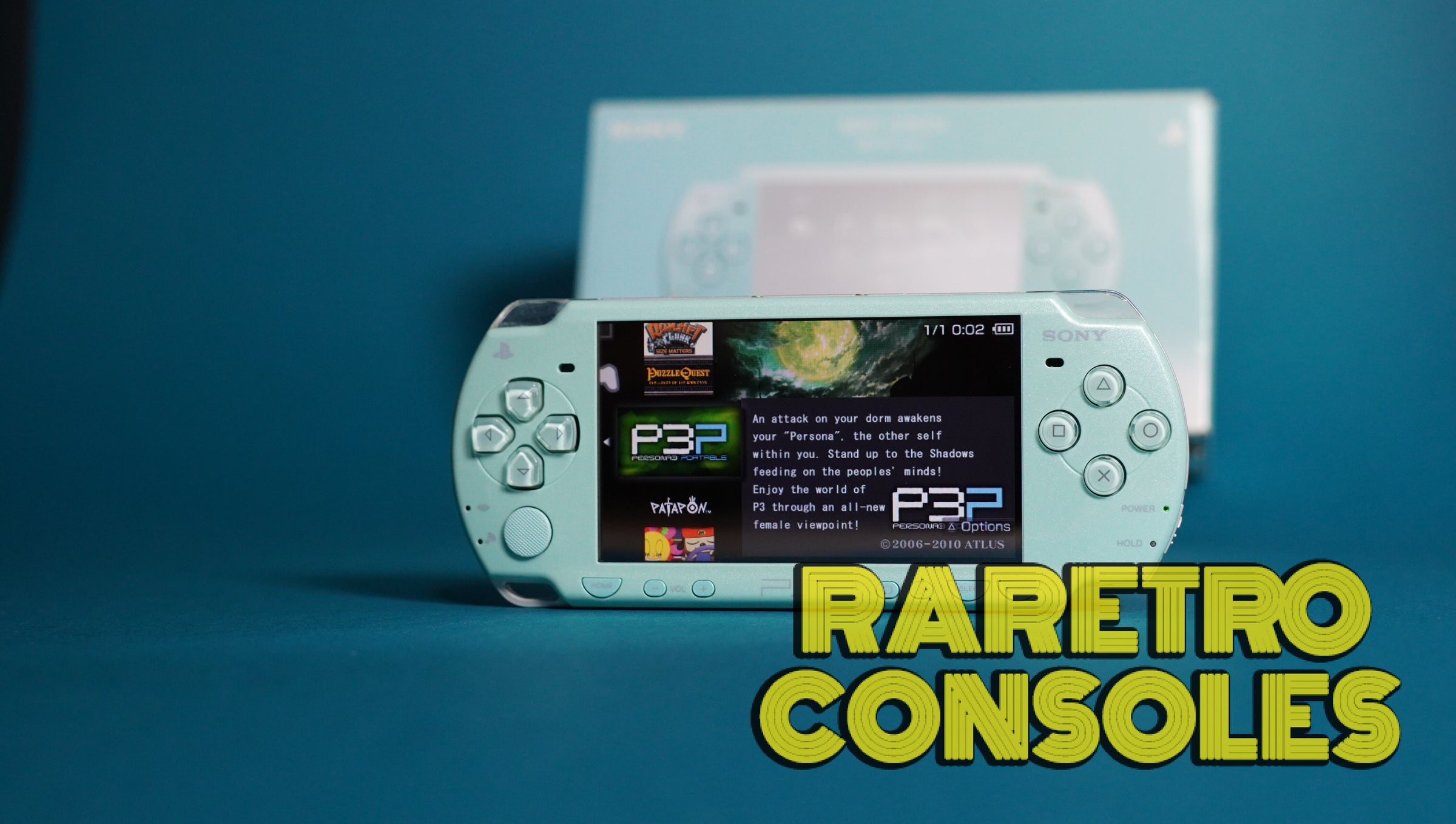 PSP-2000 ミントグリーン 箱付き Sony PSP 2000 Launch Edition Mint Green with Box | Raretro