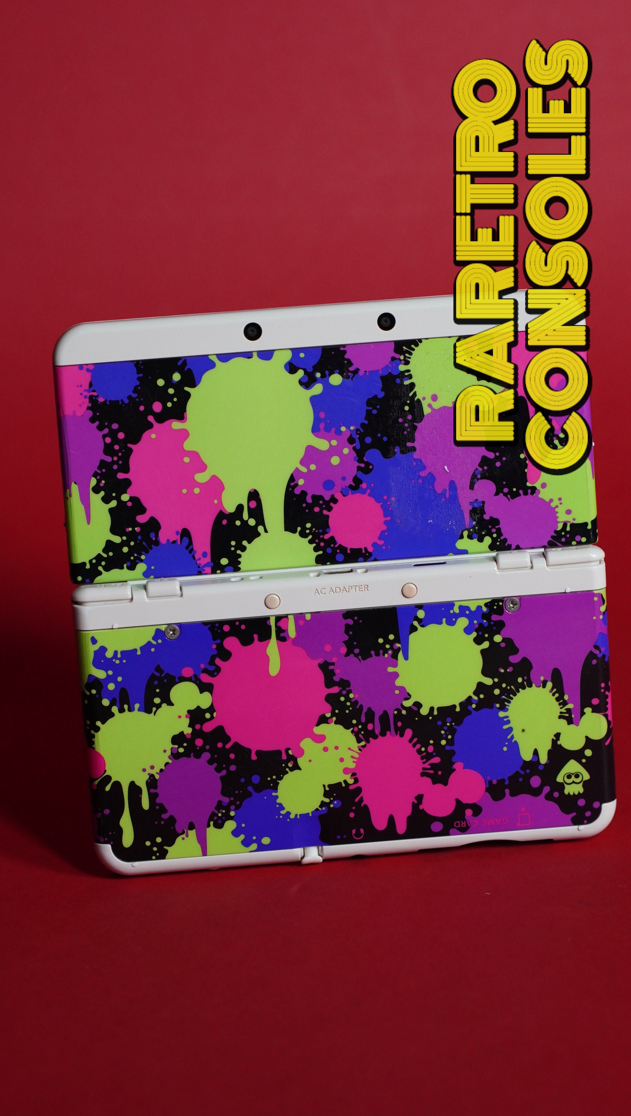 New Nintendo 3DS with No. 060 Splatoon Plates | Raretro Consoles