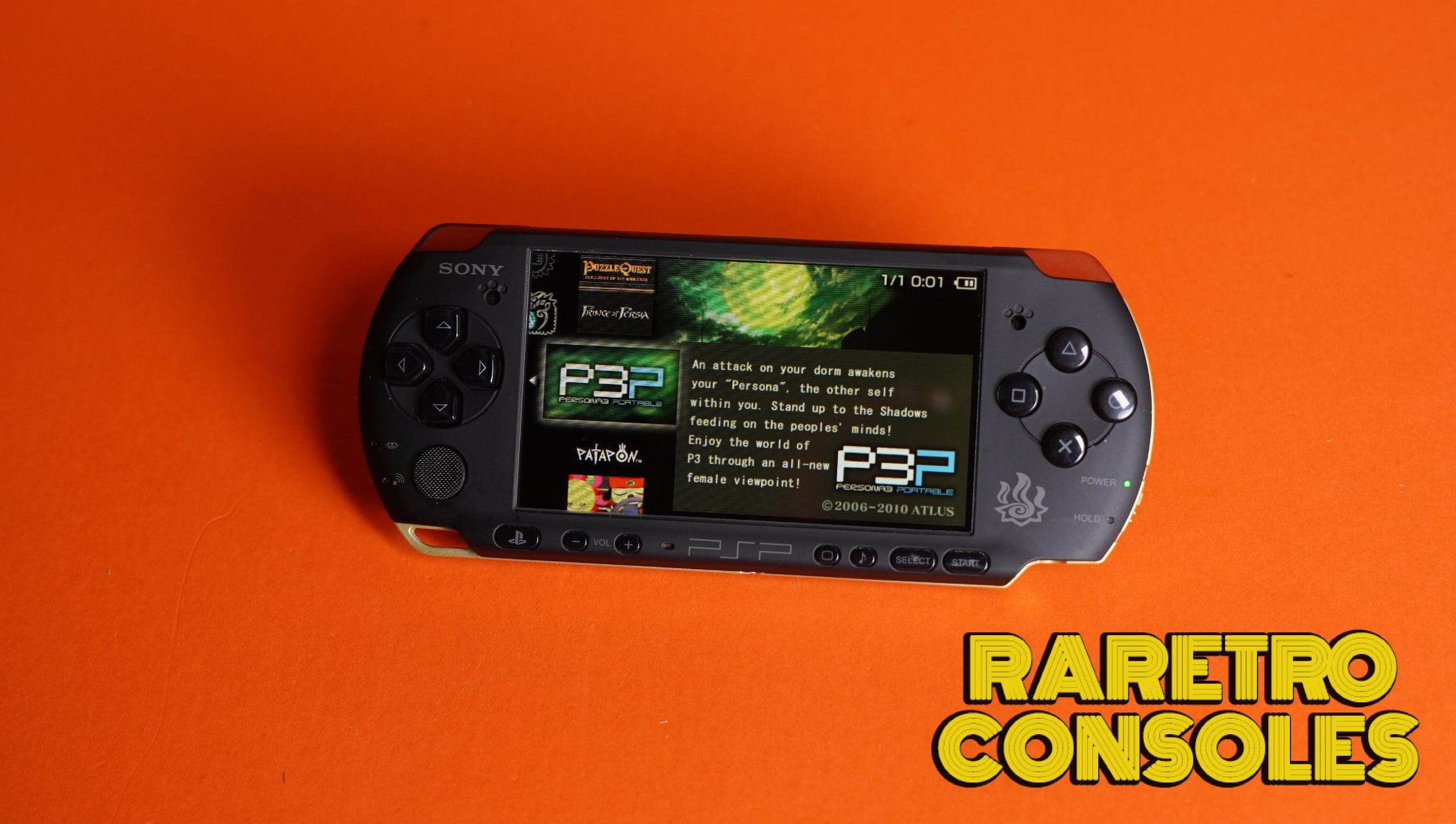 PSP 3000 Monster Hunter 3rd Matte Black Japanese Limited Edition