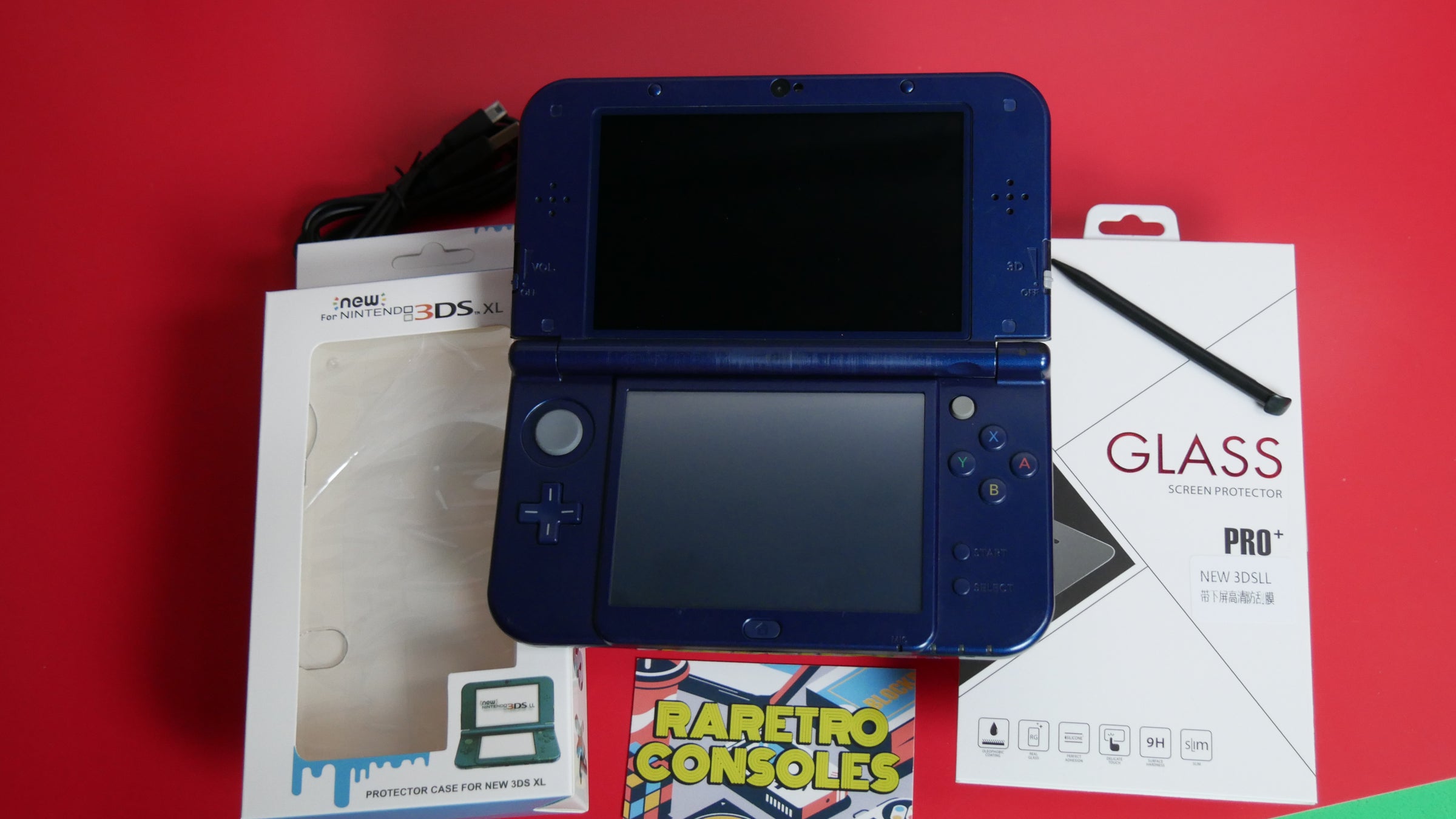 Dual IPS New Nintendo 3DS XL Galaxy Limited Edition | Raretro Consoles